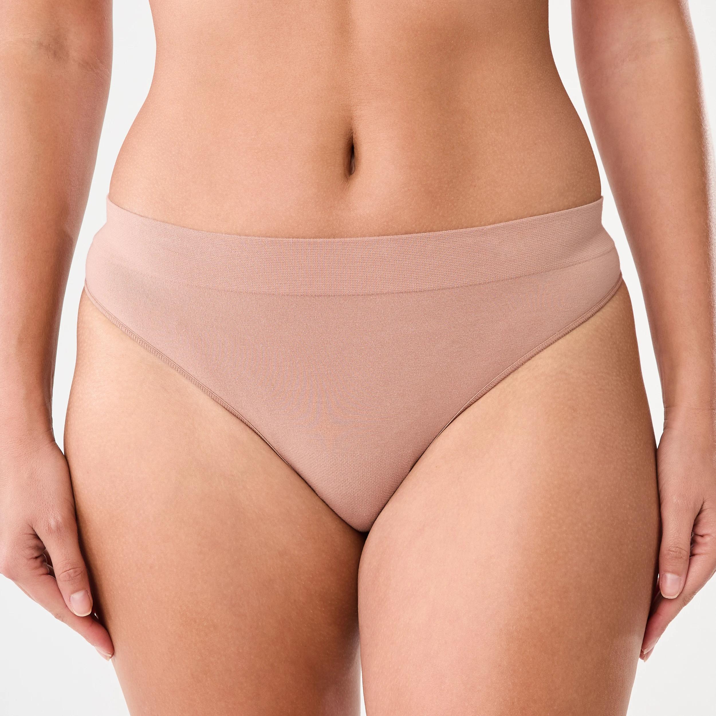 6 3 Pack Seamfree Cotton G-String Briefs BALLERINA, SACHET PINK, SOFT CLAY, 6 of 8