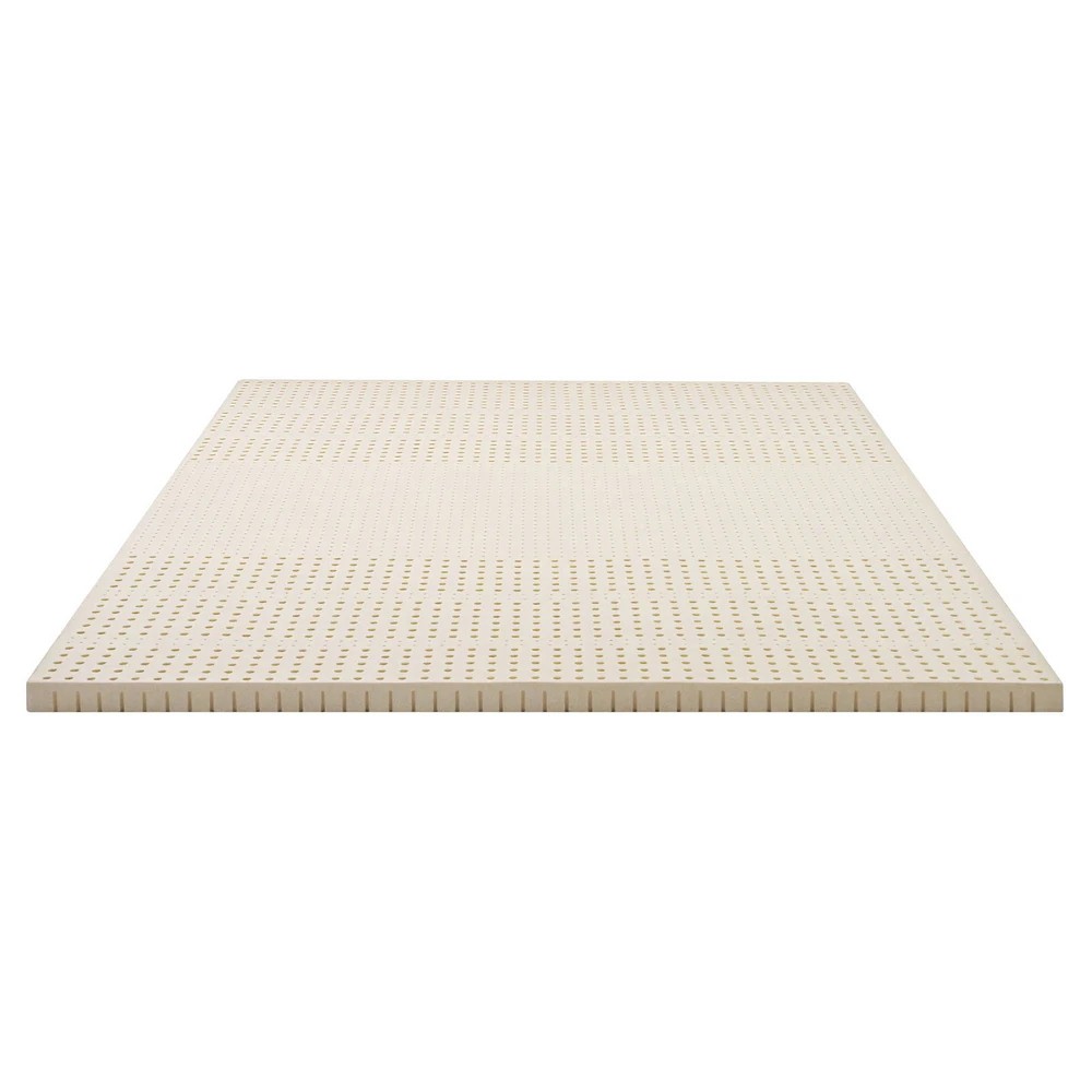 1 Giselle Bedding Latex Mattress Topper 5cm King - King Bed - Beige, 1 of 8