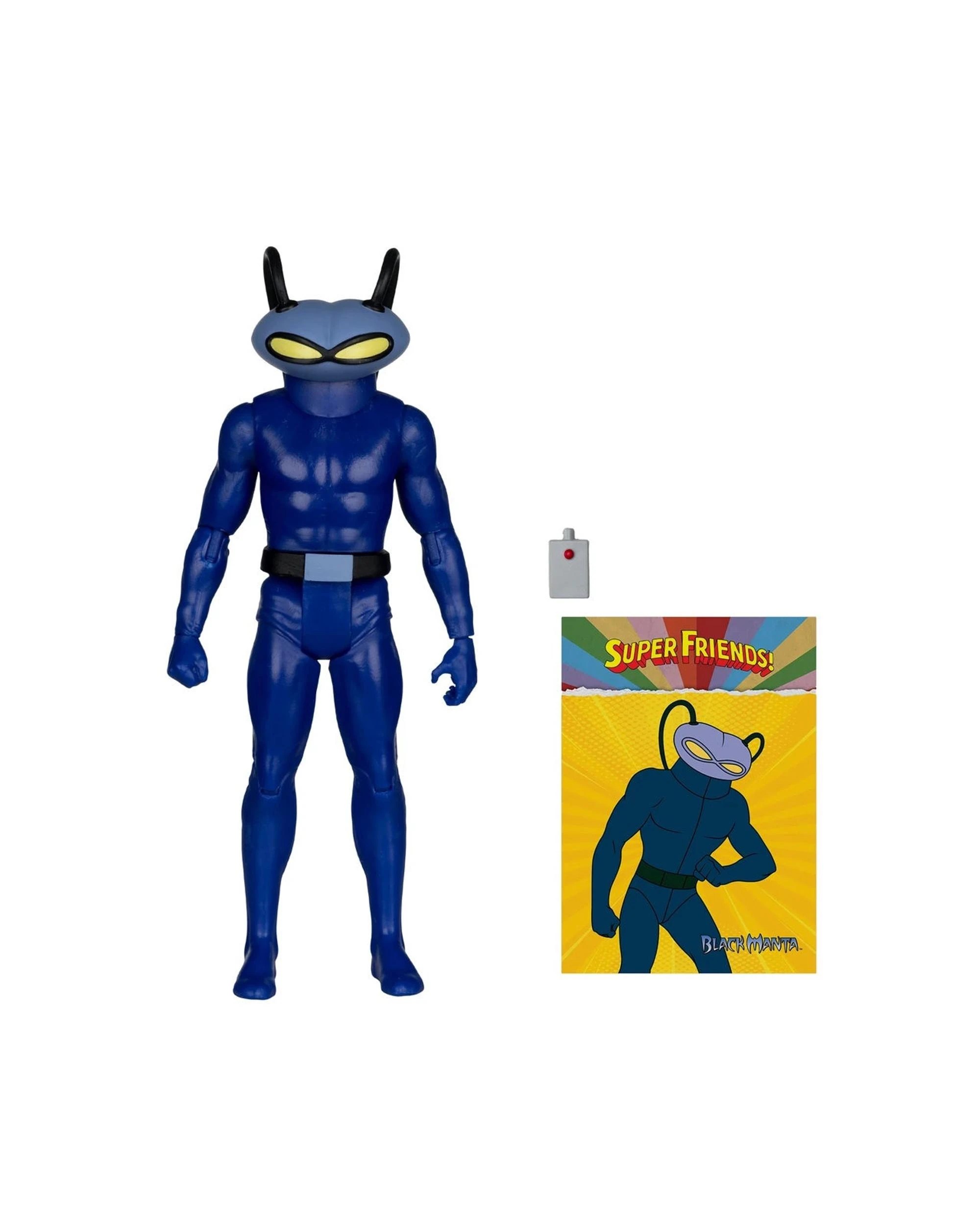 2 DC Comics Retro Super Friends Black Manta 6 inch Action Figure, 2 of 7