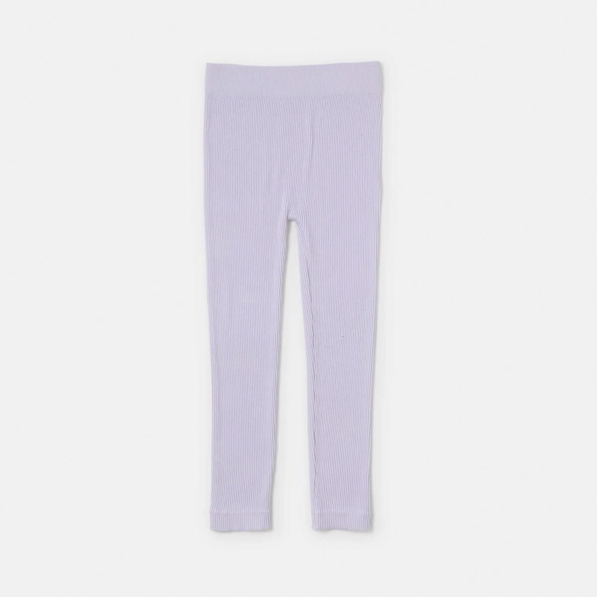 6 Rib Leggings Pst Purple, 6 of 7