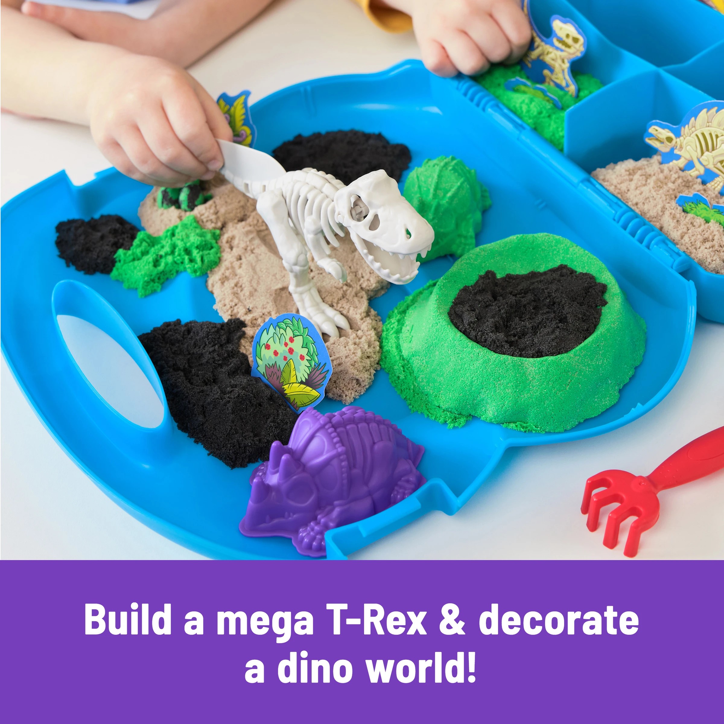 2 Kinetic Sand Dino Fossil Dig Case - Multi, 2 of 7