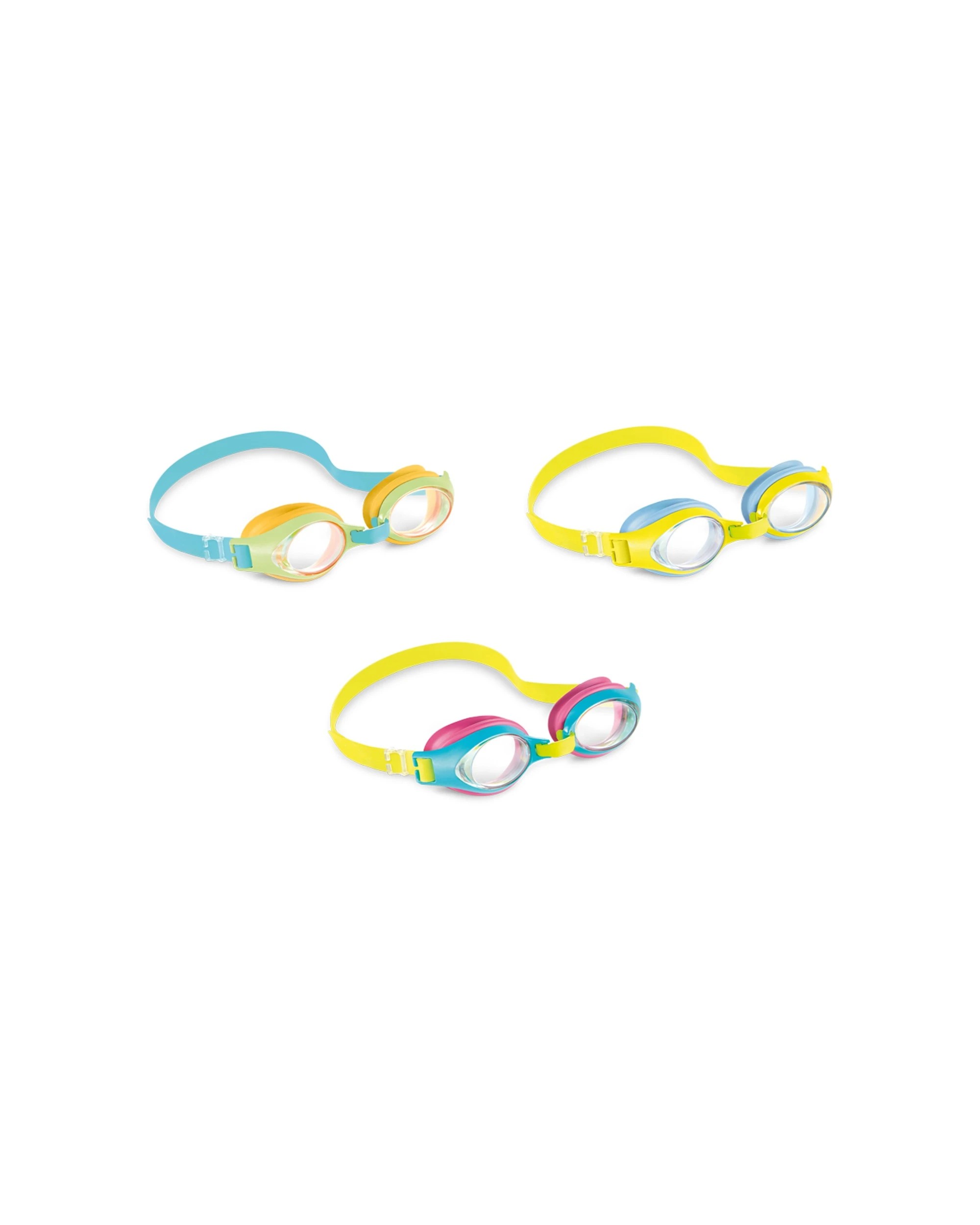 5 Intex 4PK Hypoallergenic Junior Swimming Eye Goggles 3-8y, 5 of 5