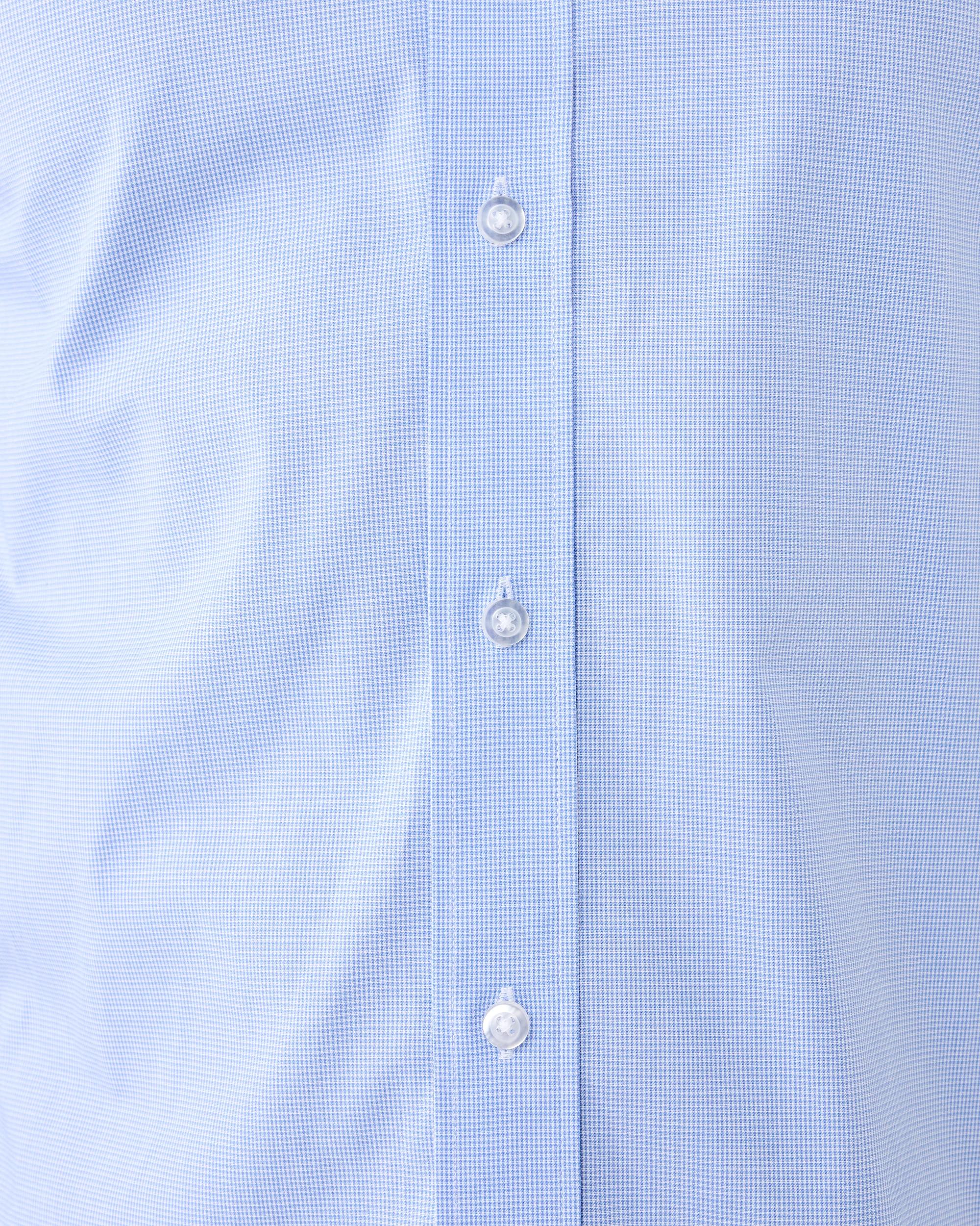 6 Workwear Long Sleeve Business Shirt Blu Micro, 6 of 7