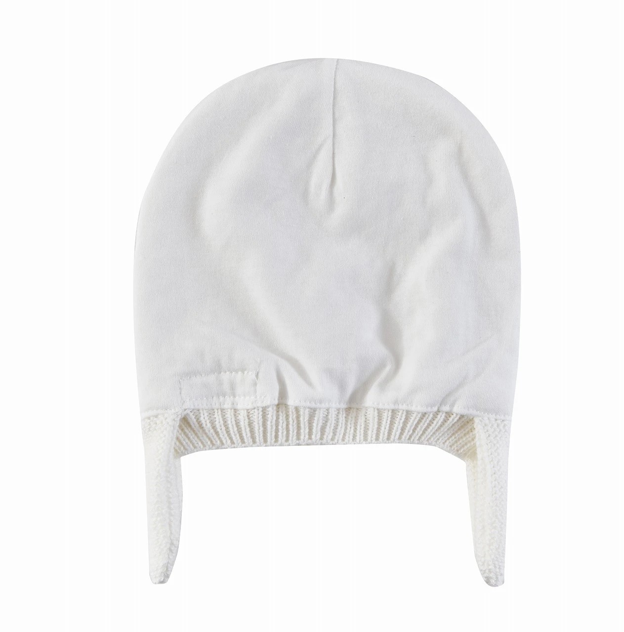 4 Snugtime Fancy Knit Earmuff Beanie - Cream | Medium - 12-24 Months, 4 of 4