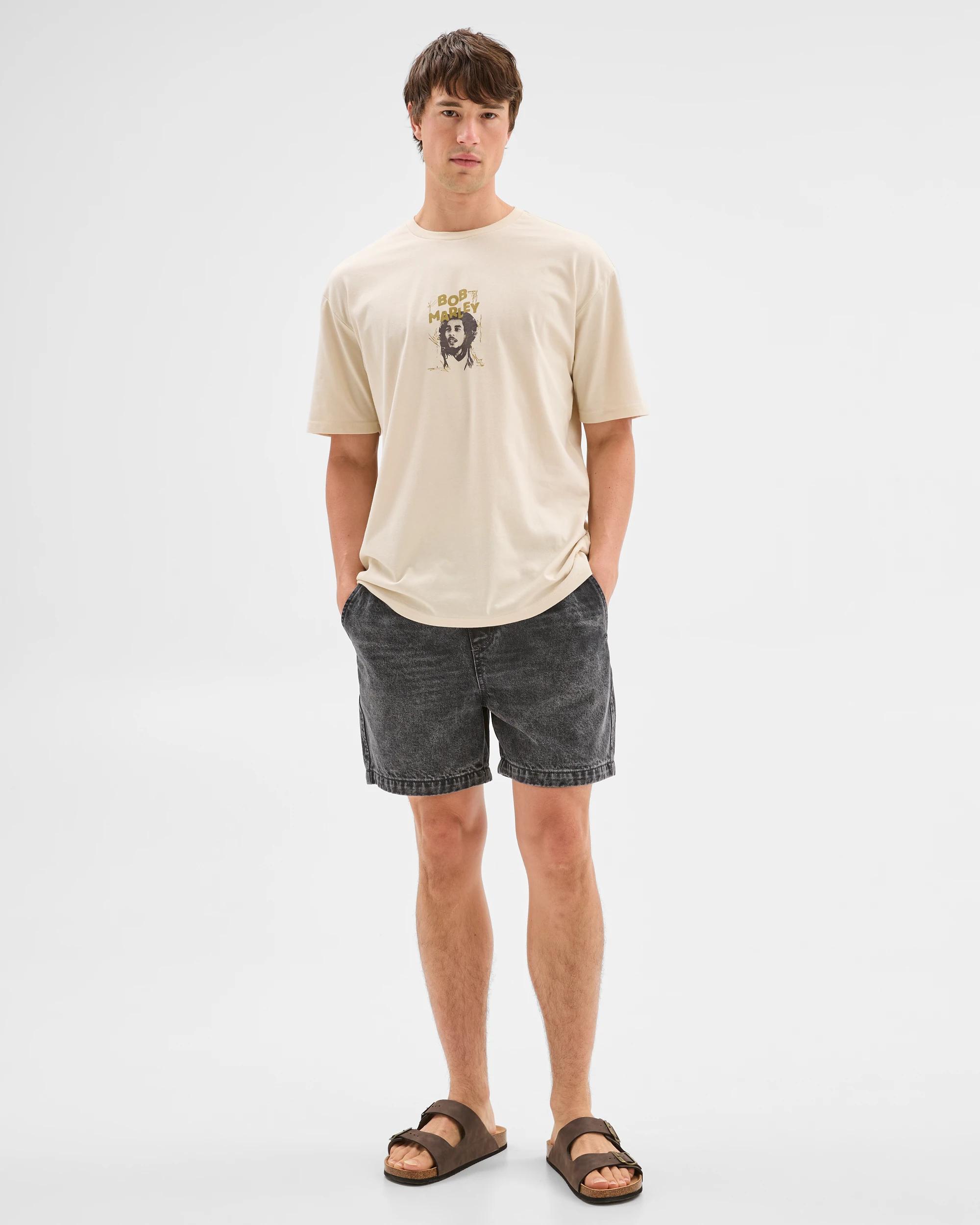 1 Licensed Bob Marley T-Shirt BEIGE, 1 of 7