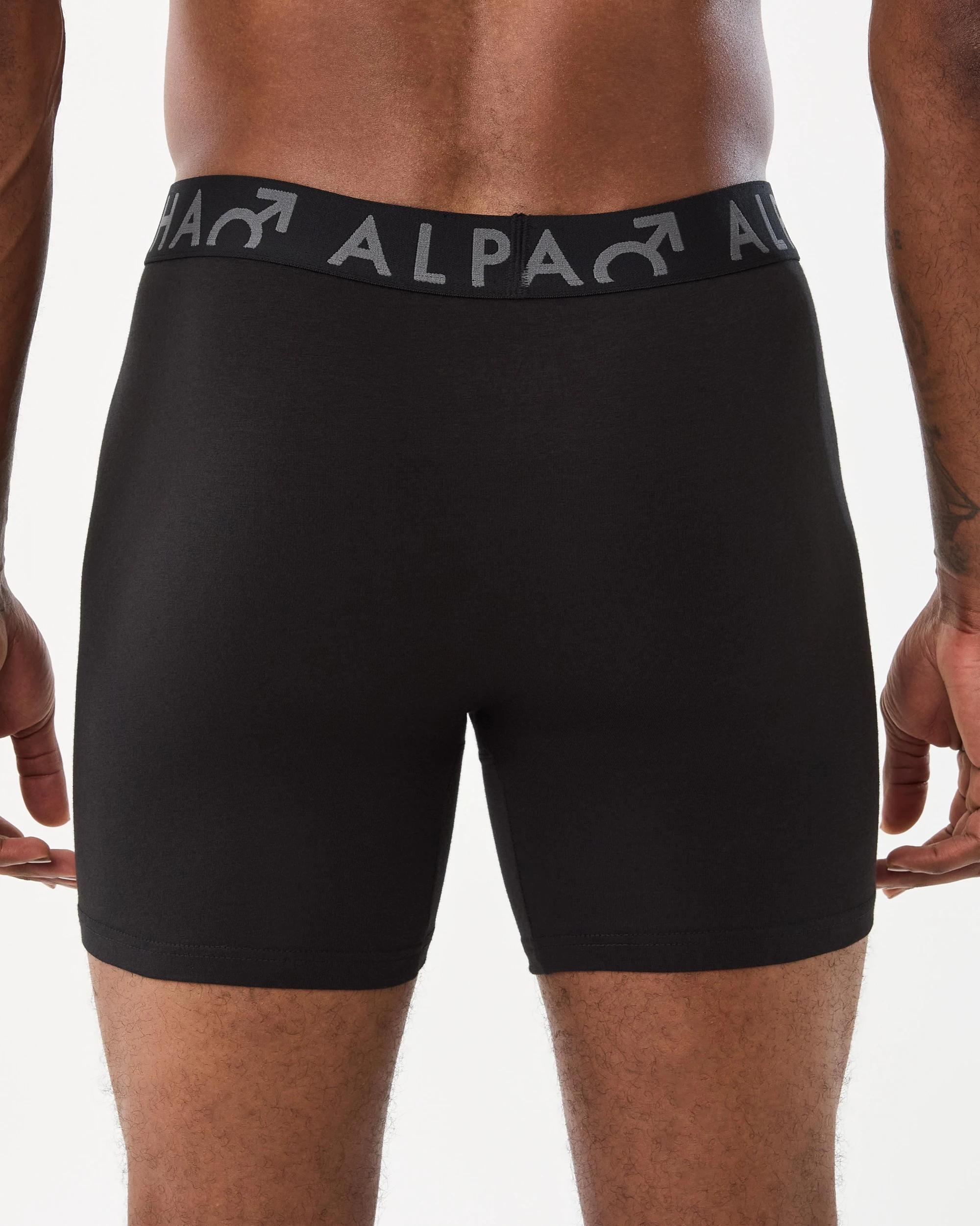 5 3 Pack Mid Length Trunks All Black, 5 of 6