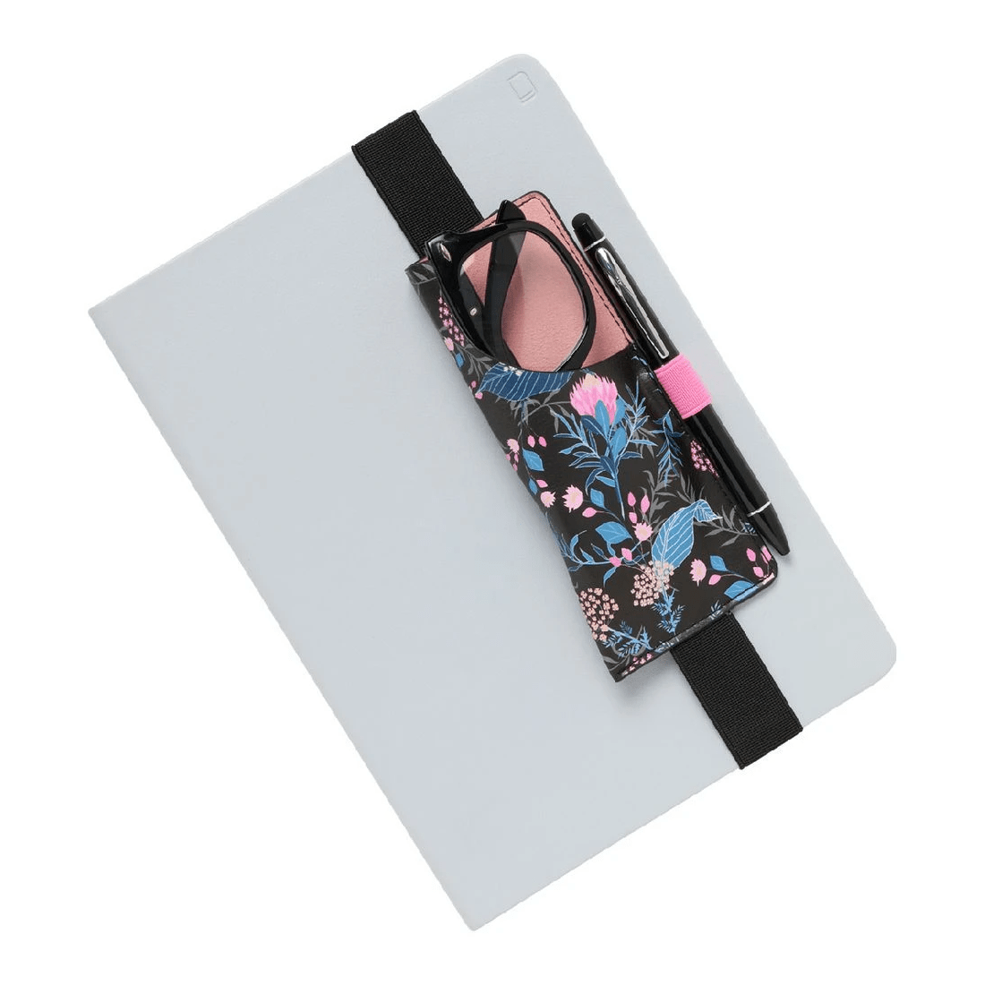 2 Otto Glasses Case Pen Holder with Elastic Floral, 2 of 2