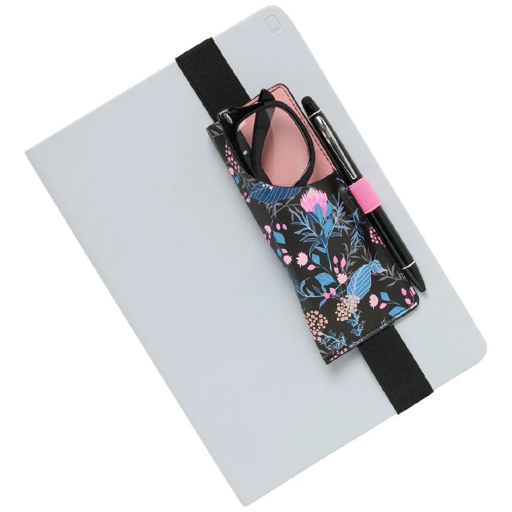 2 Otto Glasses Case Pen Holder with Elastic Floral, 2 of 2