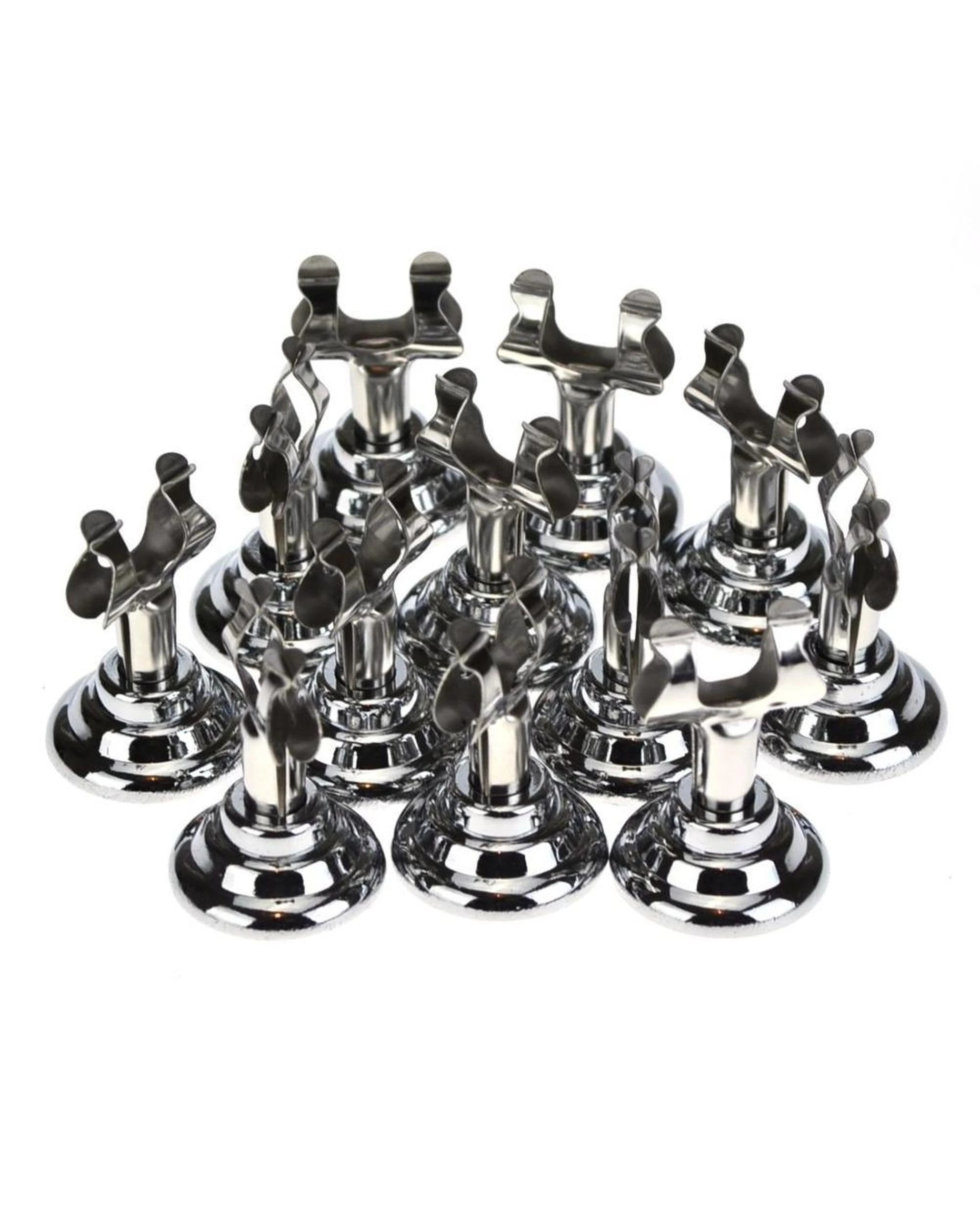 4 12 x Harp Shape Place Card Menu Holder  35 x 25mm, 4 of 5