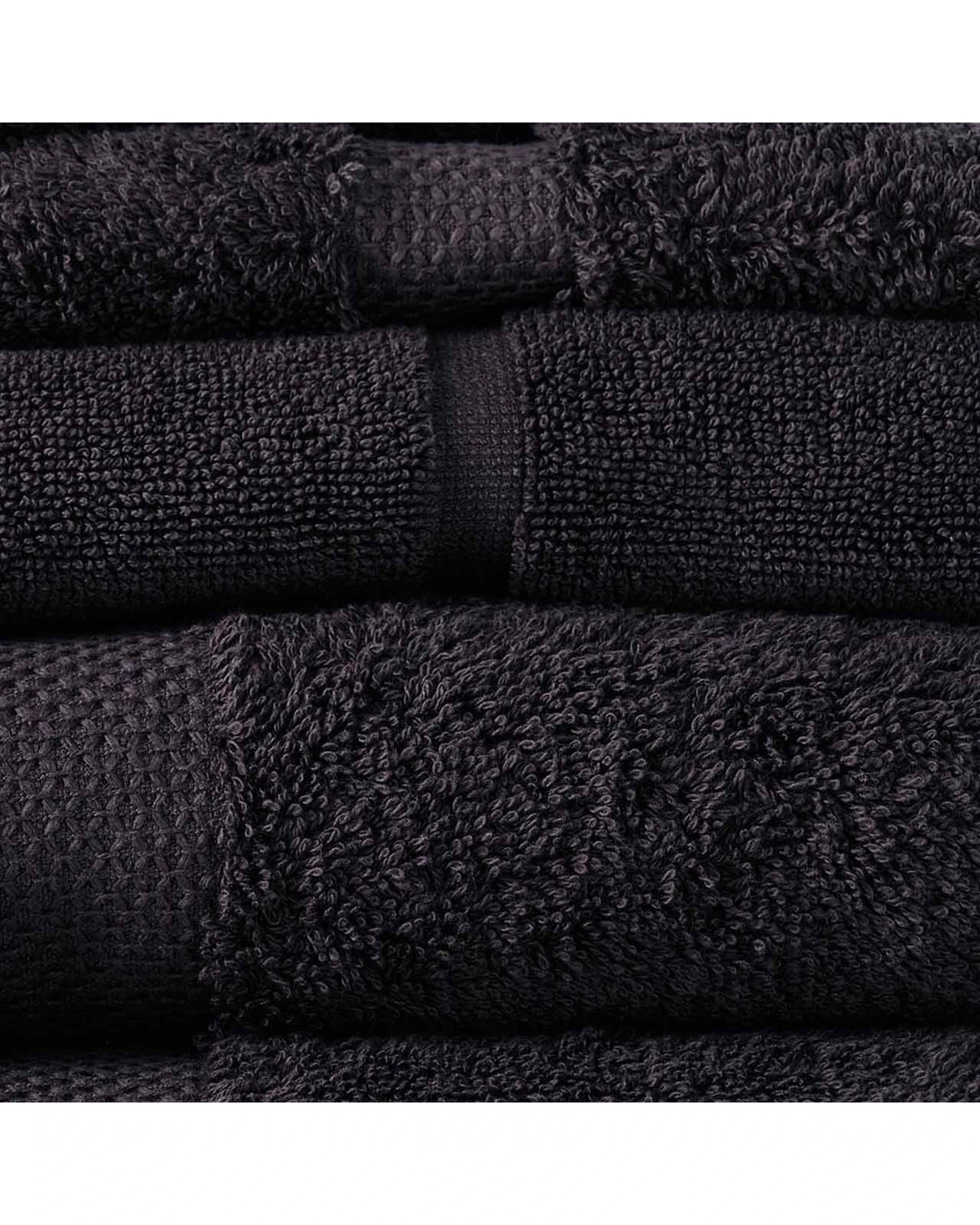 2 Canningvale Royal Splendour 6pc Home Decor Bathroom Towel Set Slate - Grey, 2 of 3