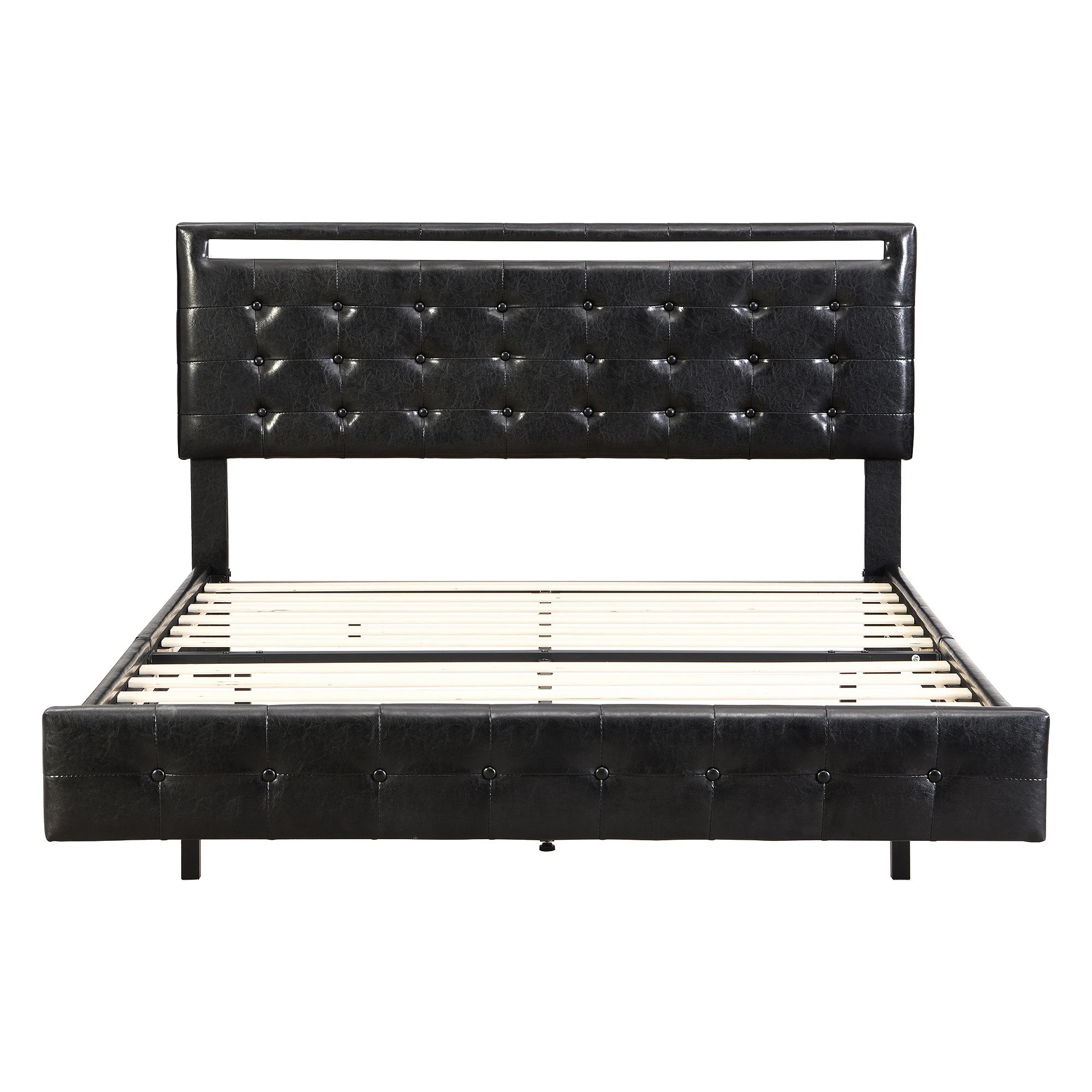 2 Levede Floating Bed Frame - Queen, 2 of 6