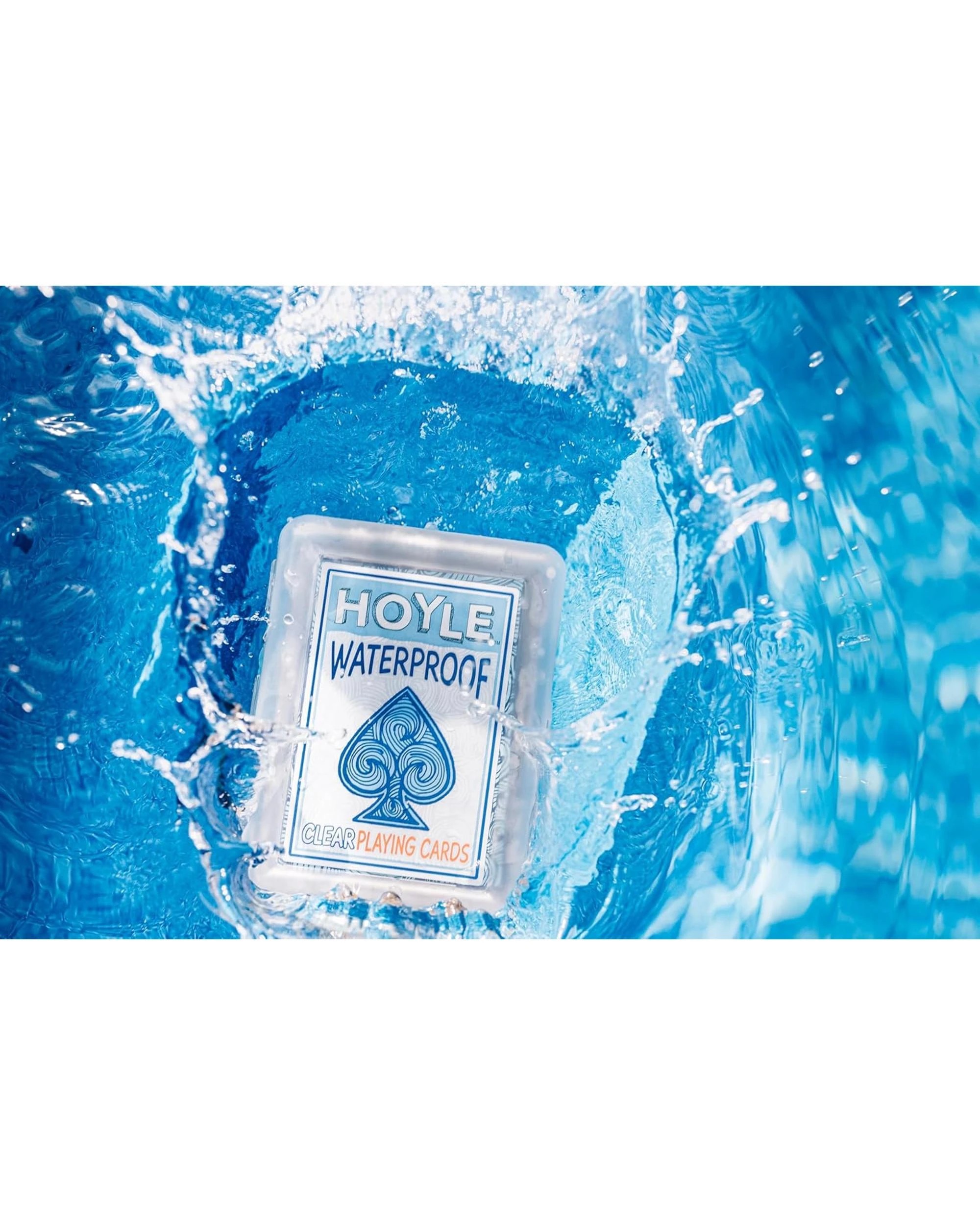 5 Hoyle Waterproof Clear Playing Cards, 5 of 6
