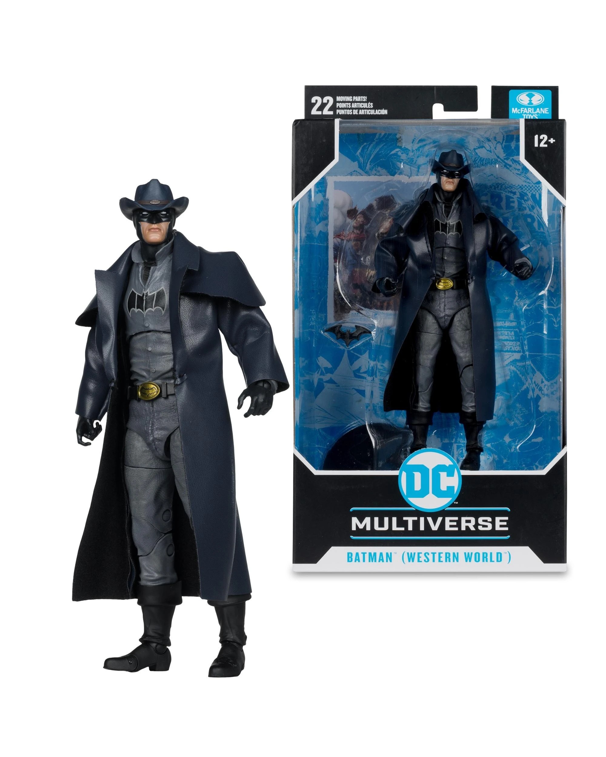 1 DC Multiverse Batman/Superman Archive of Worlds Batman Western World 7 inch Action Figure, 1 of 9