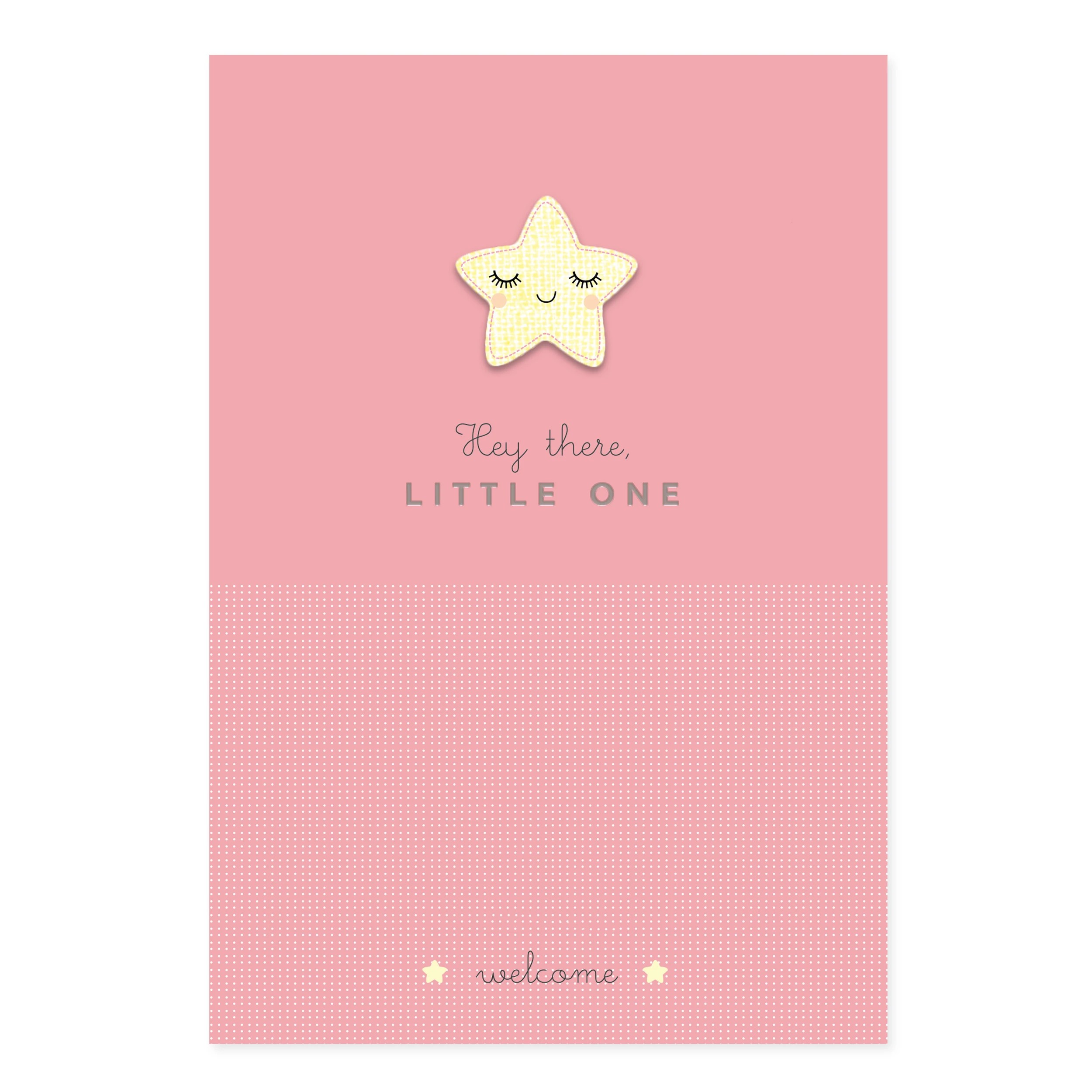 3 Hallmark Baby Girl Card - Star Face, 3 of 3