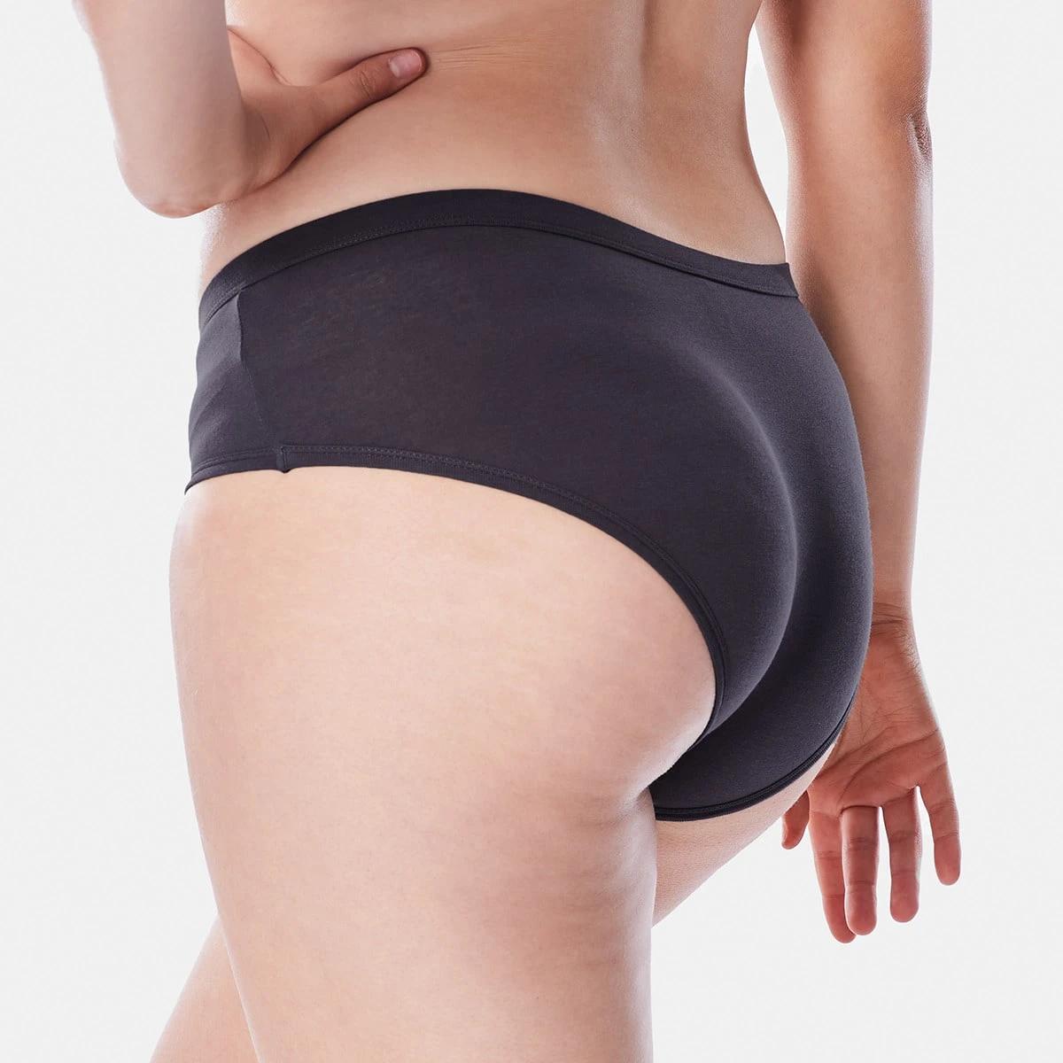 3 Comfort Top Bikini Briefs SHADOW NAVY, 3 of 6