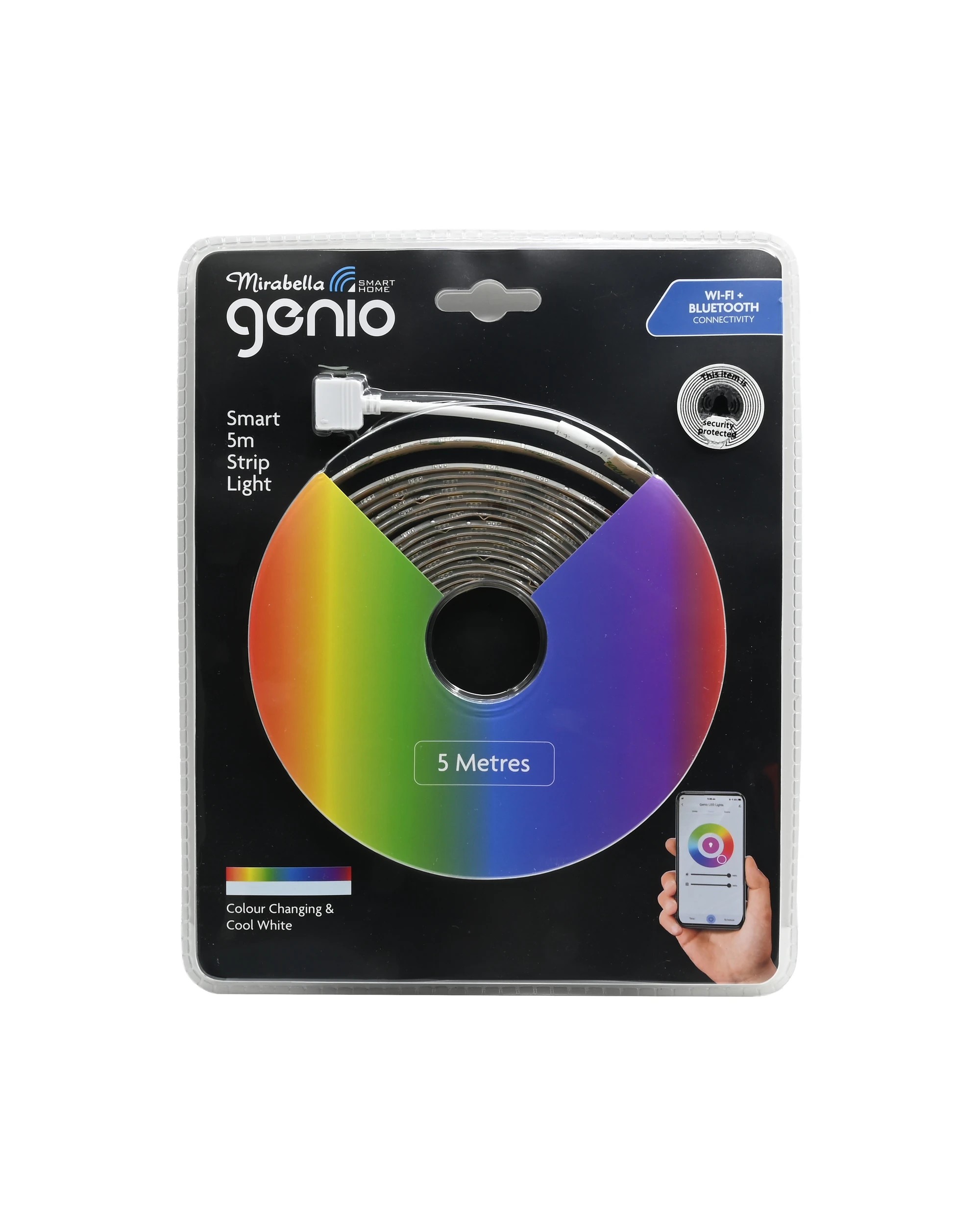 1 Mirabella Genio Wi-Fi LED Strip Light - 5m, 1 of 2