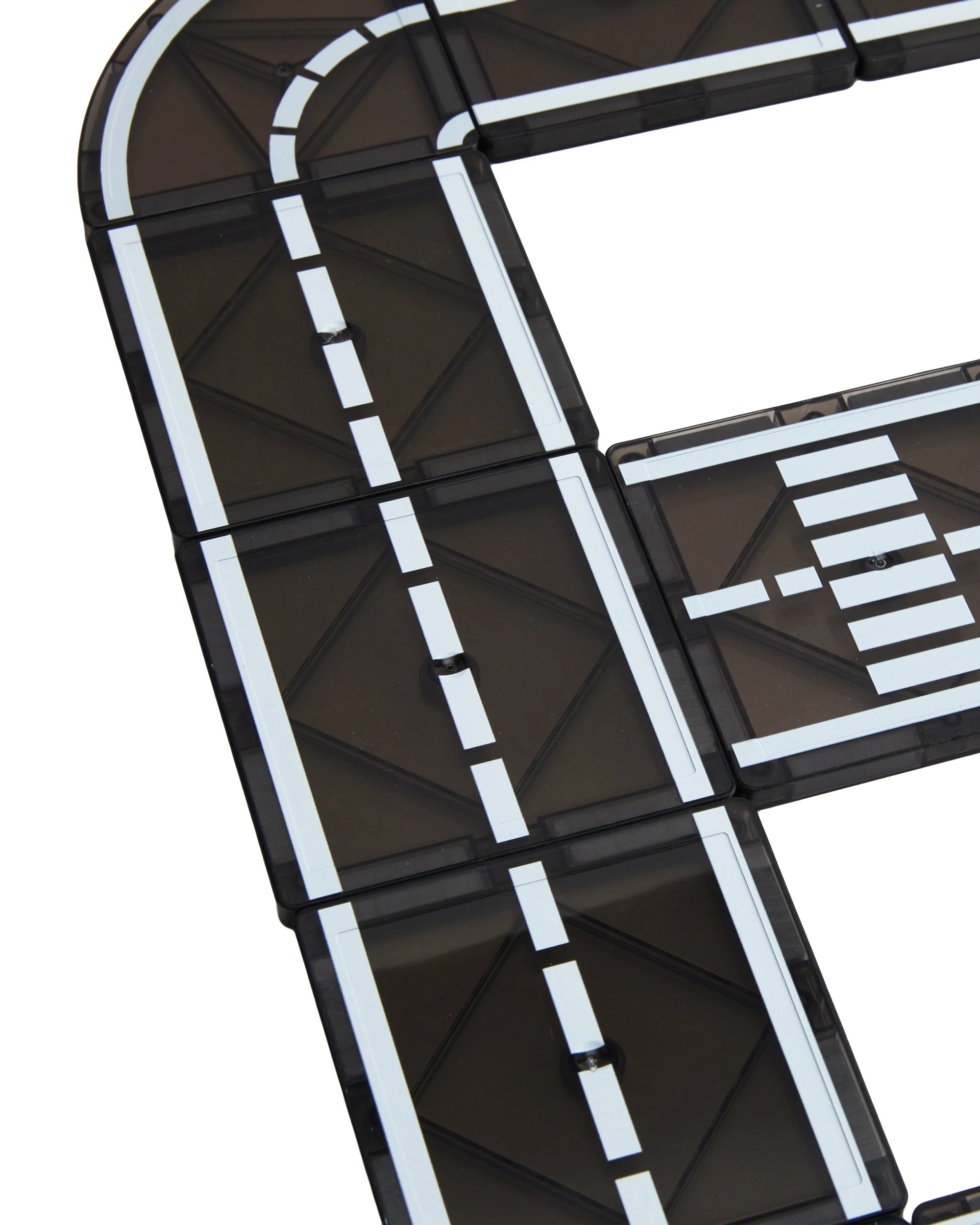 4 21 Piece Magnetic Road Tiles, 4 of 7