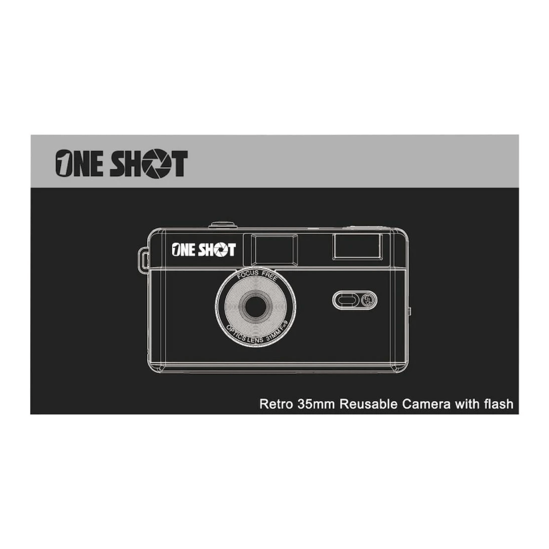 6 One Shot Retro 35mm Reusable Camera, 6 of 10