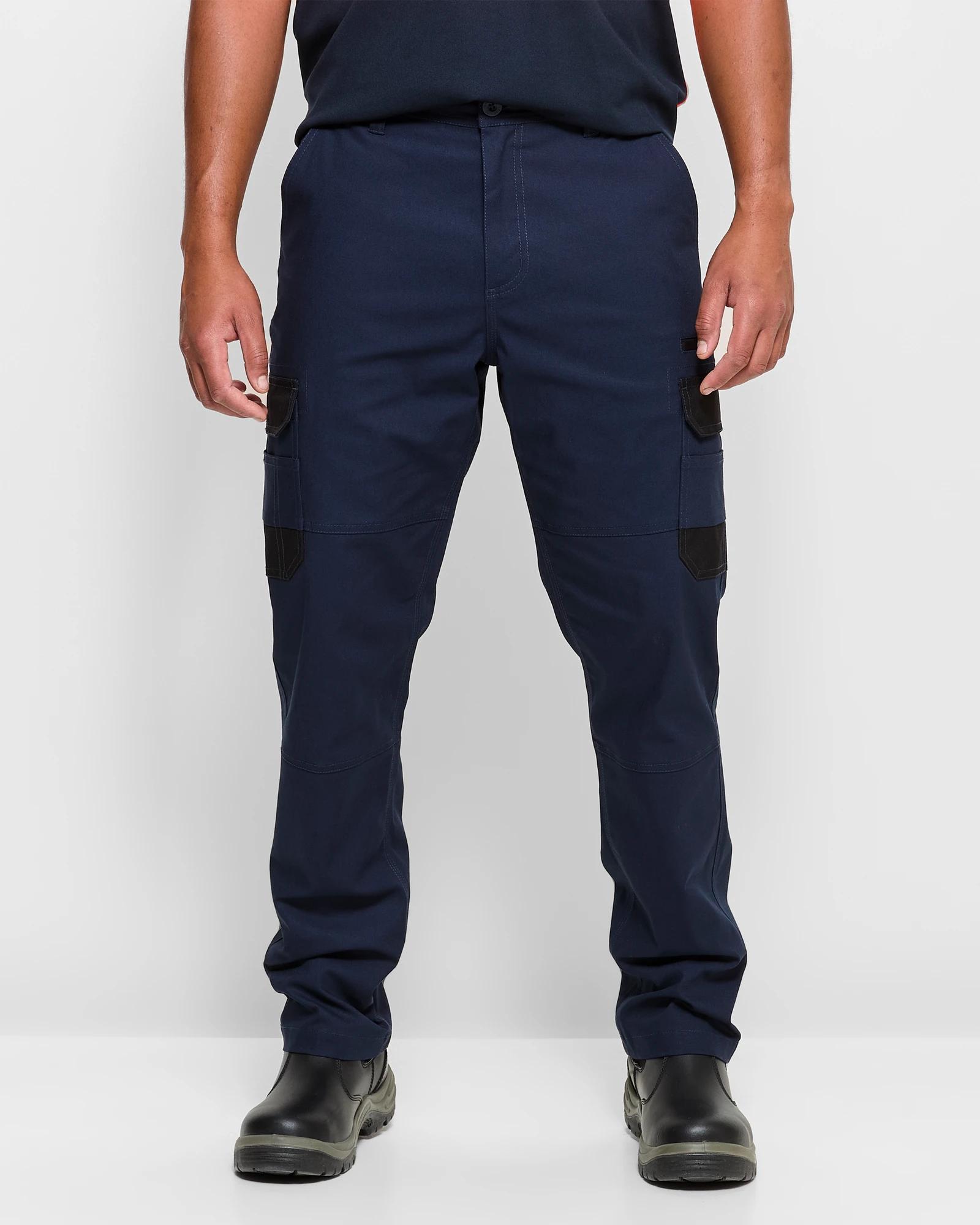 1 Australian Cotton Performance Cargo Pants - Graphite NAVY BLUE, 1 of 5
