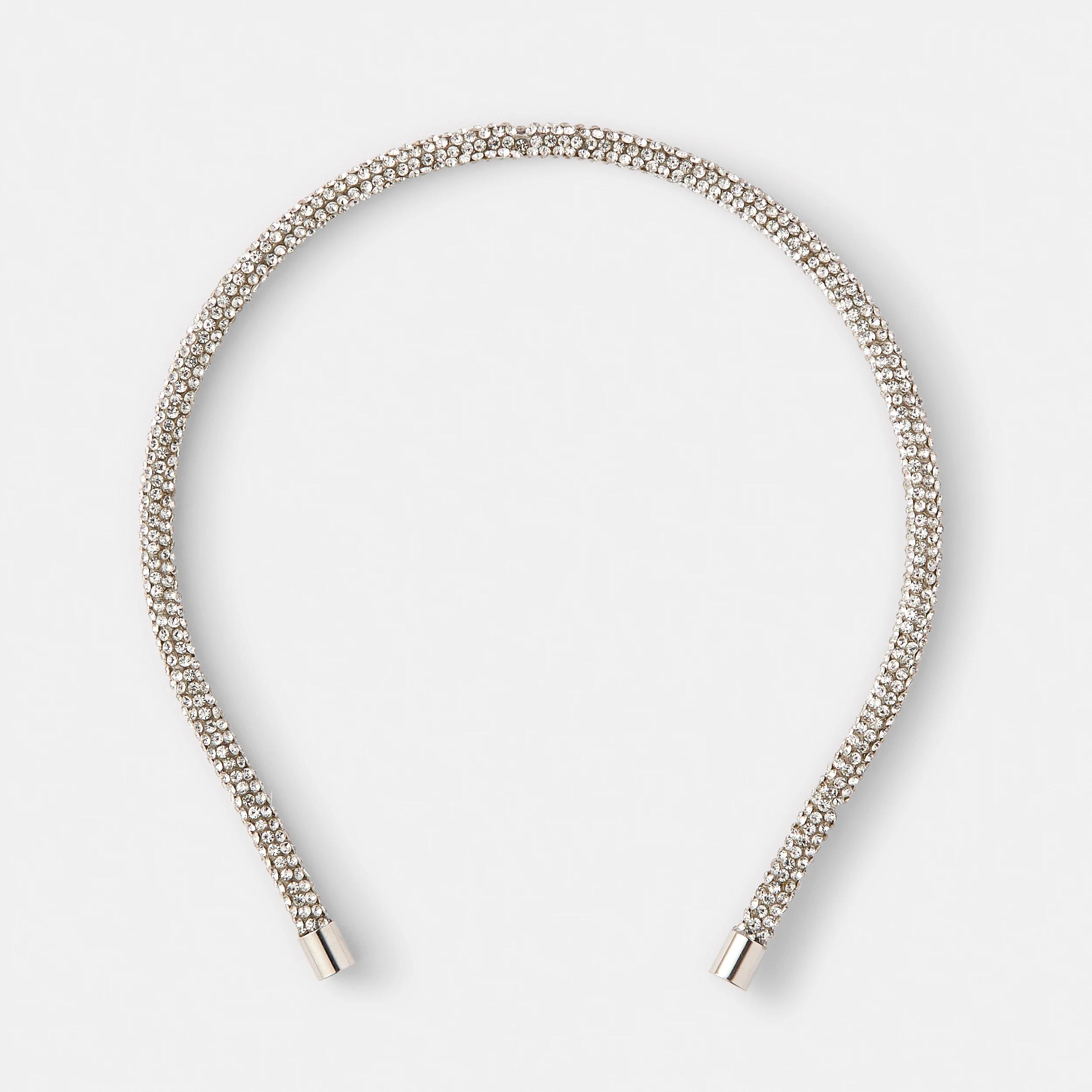 3 Sparkly Headband - Silver Tone Silver, 3 of 5