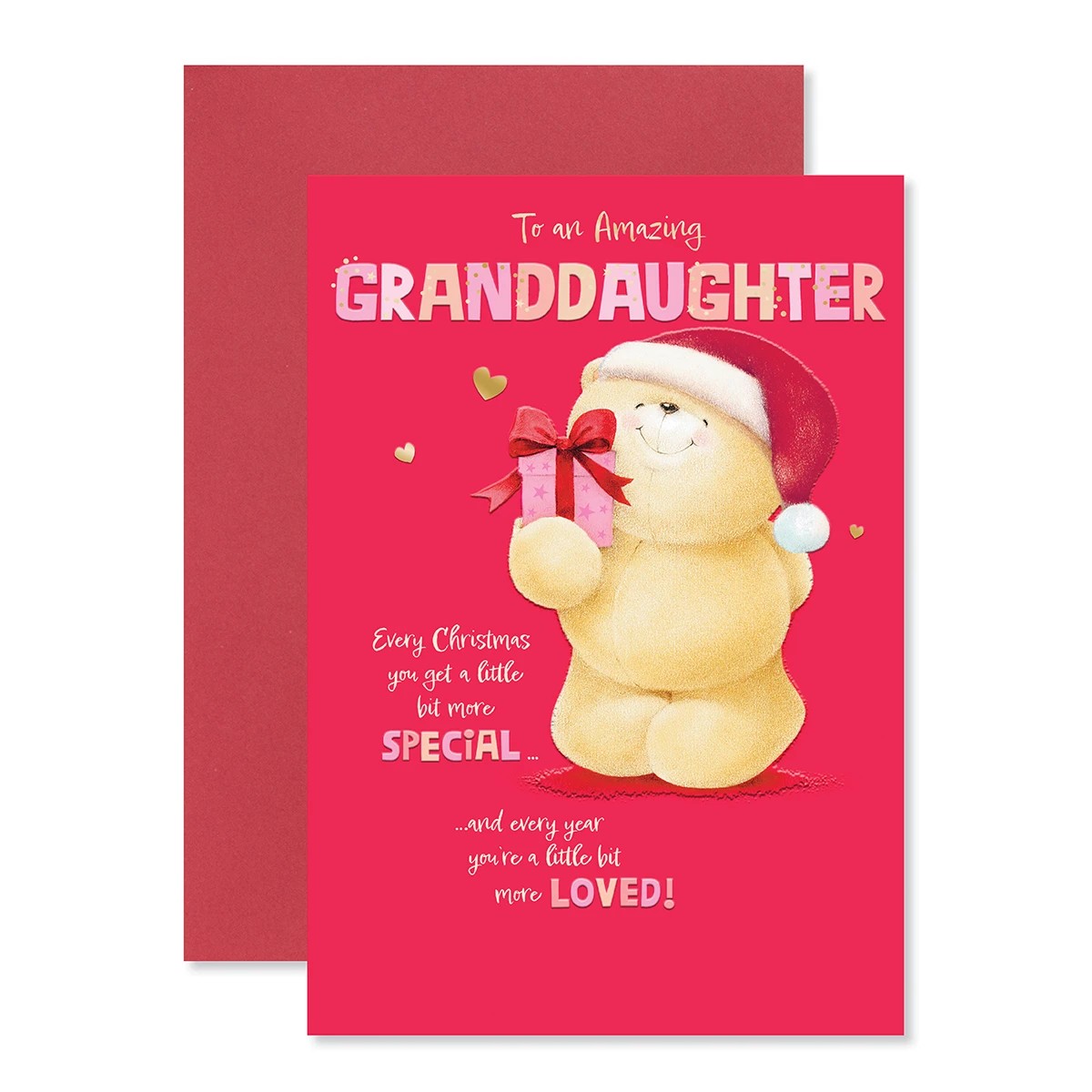 1 Hallmark Christmas Card - To an Amazing Granddaughter, 1 of 3