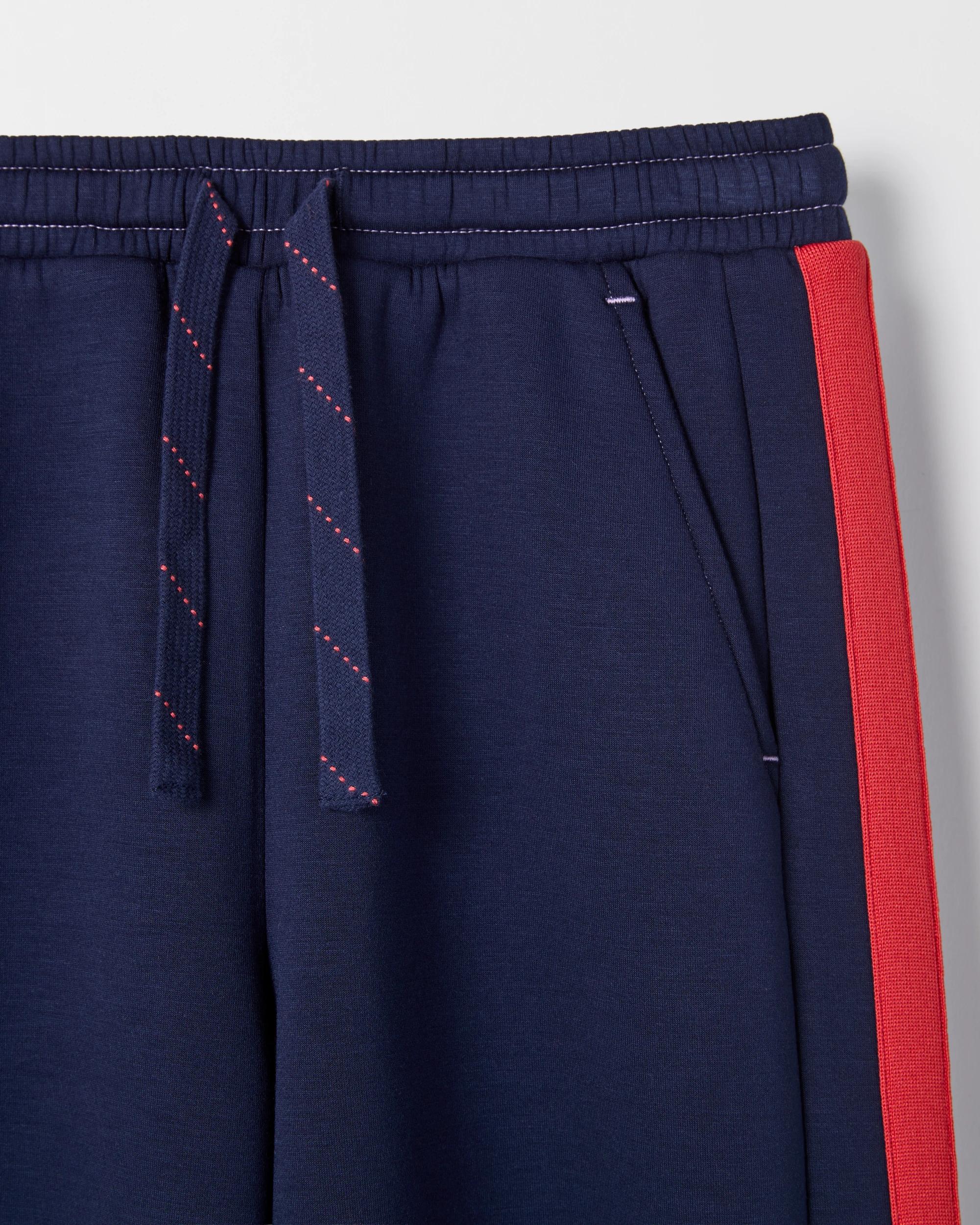 2 Target Kids Scuba Fabric Snap Hem Trackpants NAVY, 2 of 2