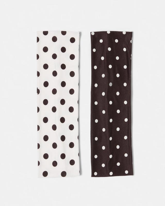 Polka Dots Stretch Headband - B