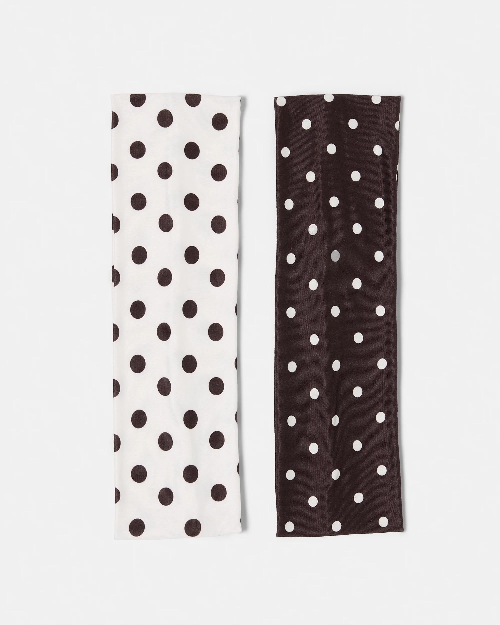 1 Polka Dots Stretch Headband - Brown, 1 of 7