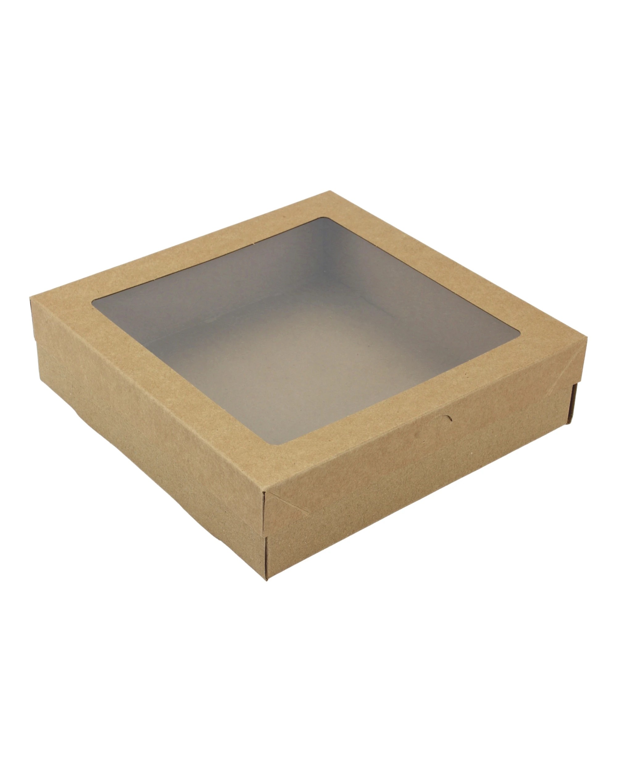 1 Eco Kraft Grazing Boxes with Lids 22.5cm x 22.5cm x 6cm (Pack of 2), 1 of 4