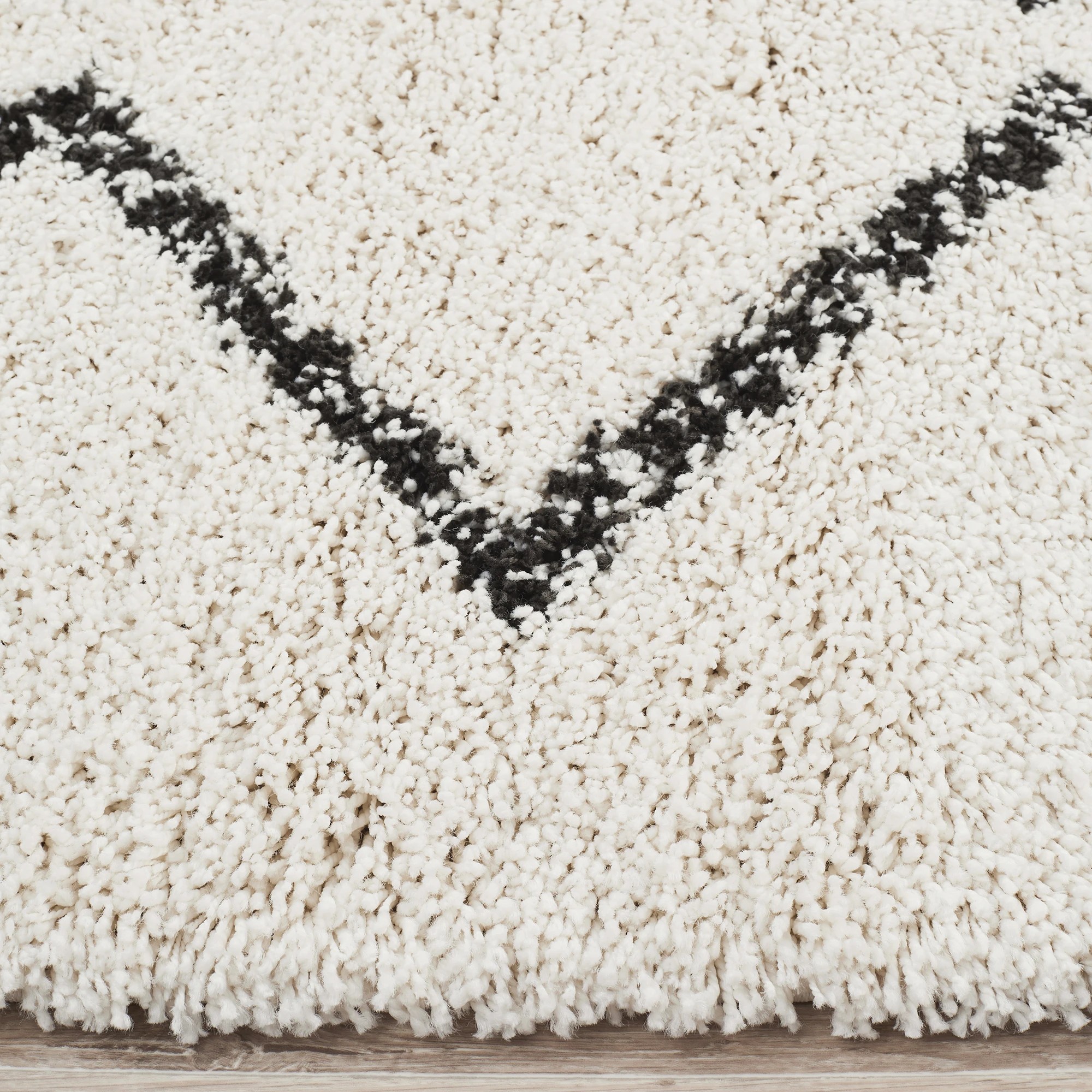 5 Common Ground Rugs Amber 11 170x120cm - Small Shag Rug - Natural, 5 of 6