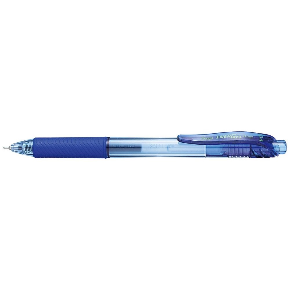 1 Pentel Energel X BLN104 Gel Pen 0.4mm Blue, 1 of 1