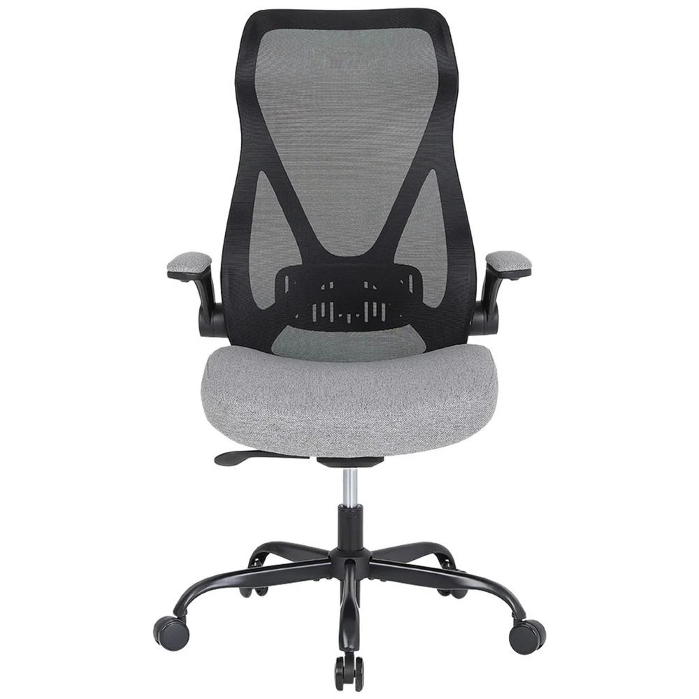 3 J.Burrows Kingston Ergonomic Fabric Chair Grey Ergonomic Chairs and Desk Chairs, 3 of 10