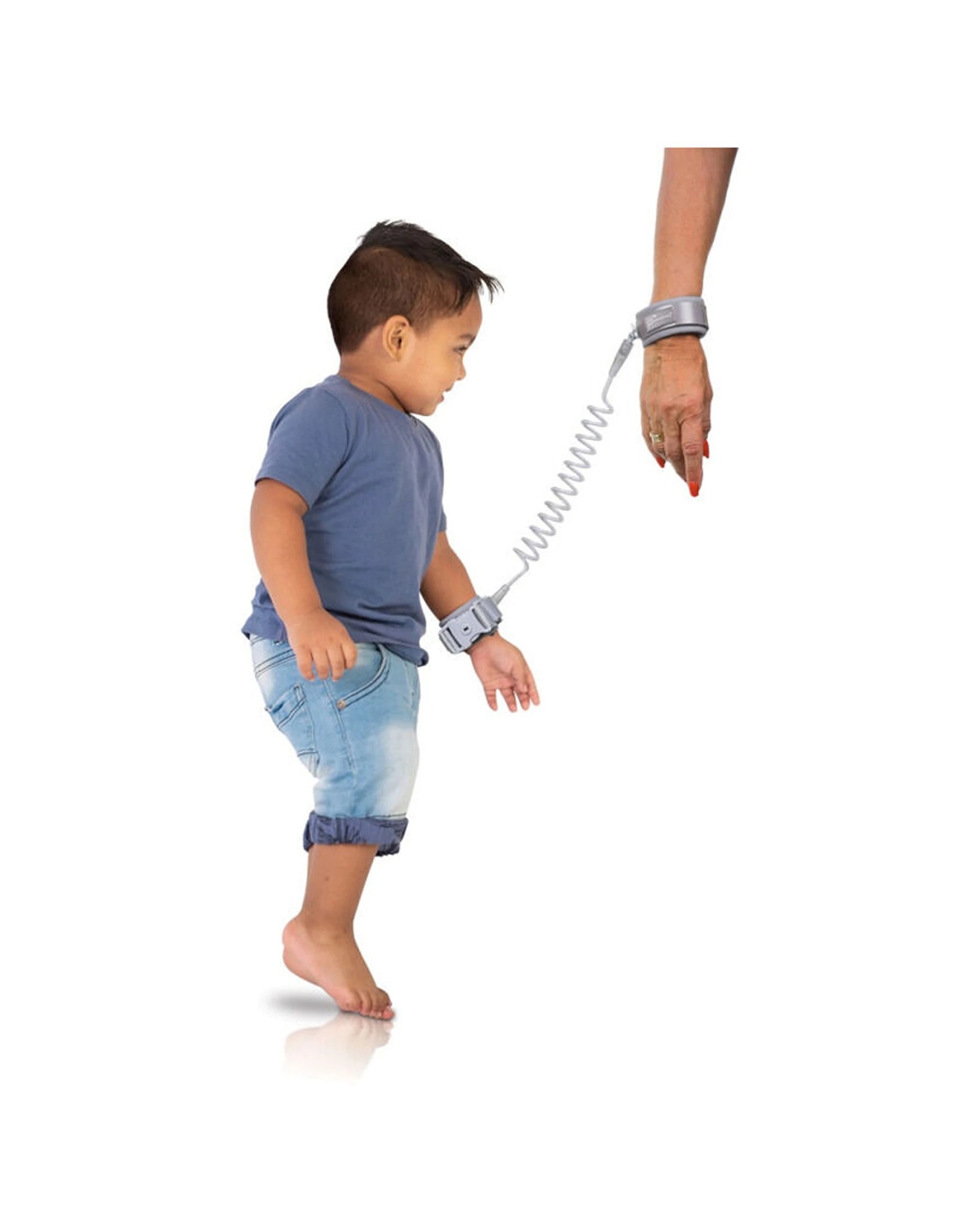 3 Dreambaby Within Reach Wrist Buddy Kids Toddler Harness Adjustable - Grey, 3 of 4