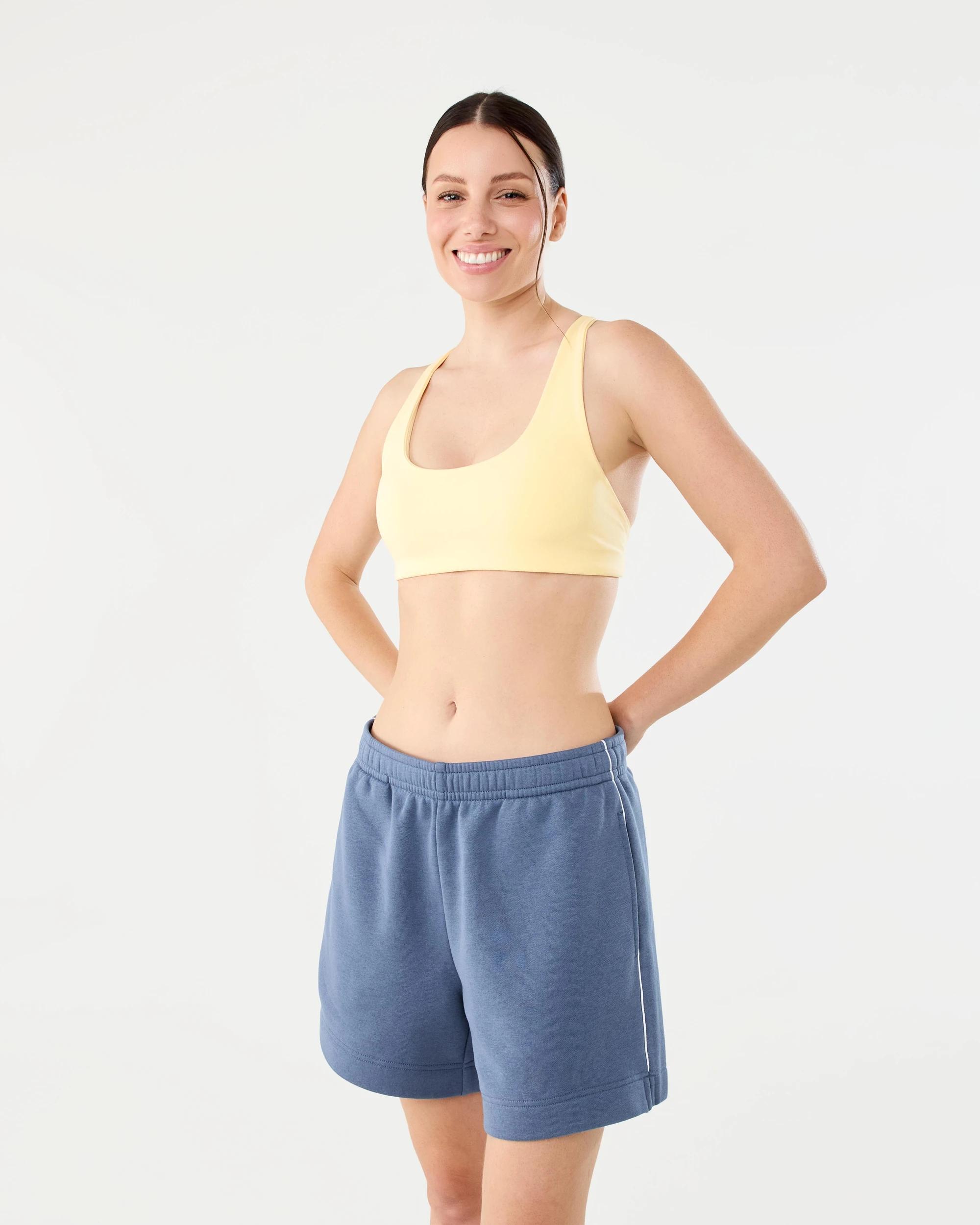 1 Active Womens Open Back Crop Chi Yellow, 1 of 7
