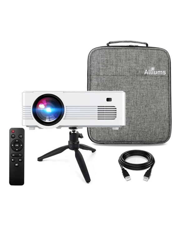 ALLIUMS Native 1080P Mini Projector with 8500 Lumens, AP-10