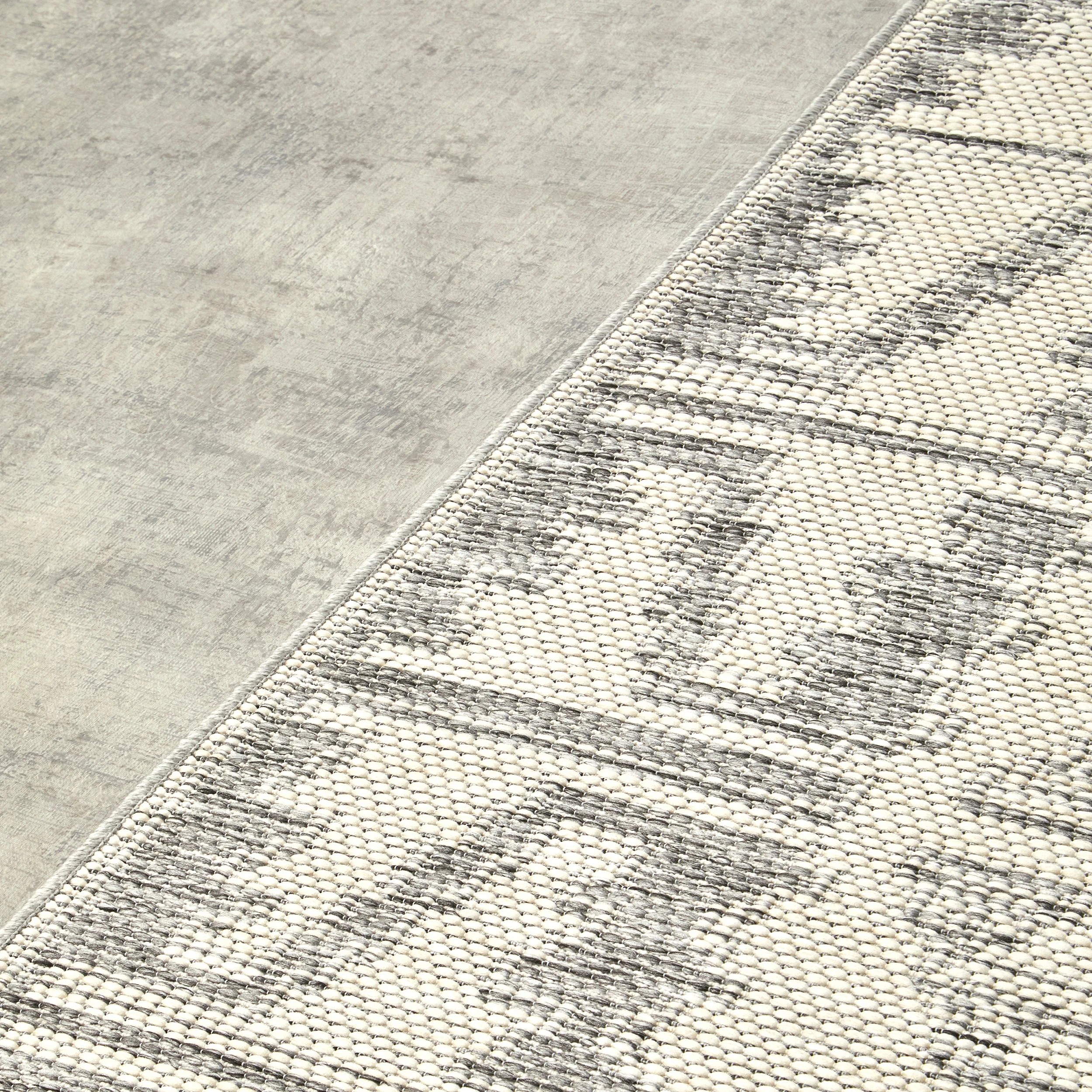 4 Common Ground Rugs Palmline Kuza 230x160cm - Medium Outdoor Rug - Grey, 4 of 7