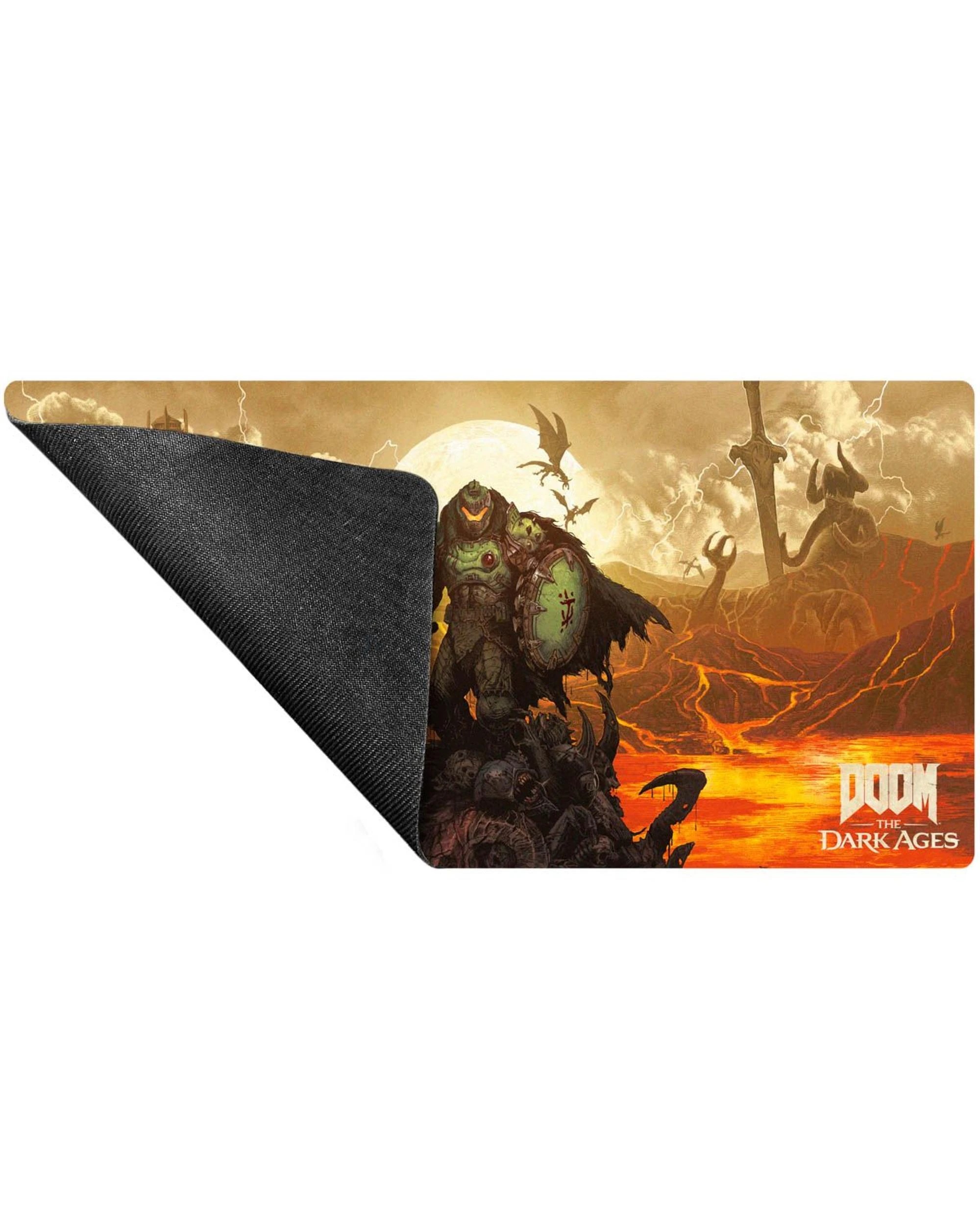 2 ULTRA PRO Doom The Dark Ages Iron Tank Extended Playmat - Multi, 2 of 3