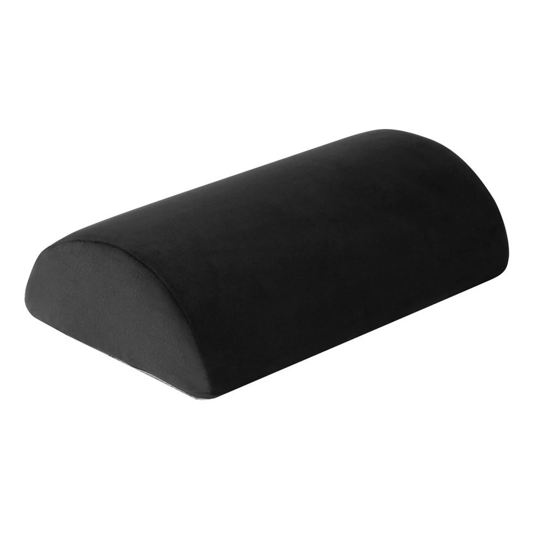 1 Giselle Memory Foam Footrest Cushion Pillow - Black, 1 of 5