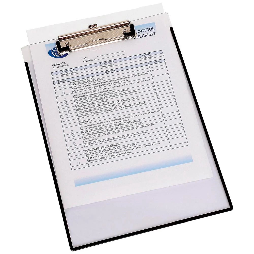 1 Marbig A4 Clearview Clipboard with Insert Cover, 1 of 1