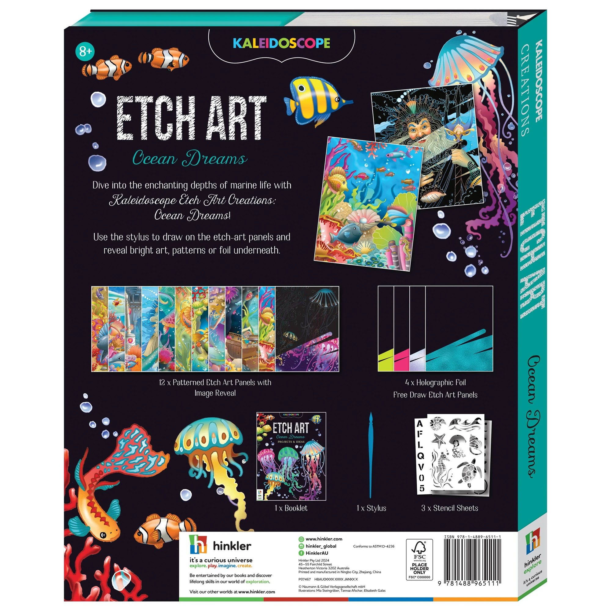 2 Kaleidoscope Etch Art Creations: Ocean Dreams - Book, 2 of 7