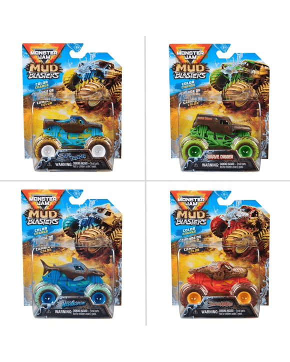 Monster Jam Mud Blasters Color Change Truck - Assorted