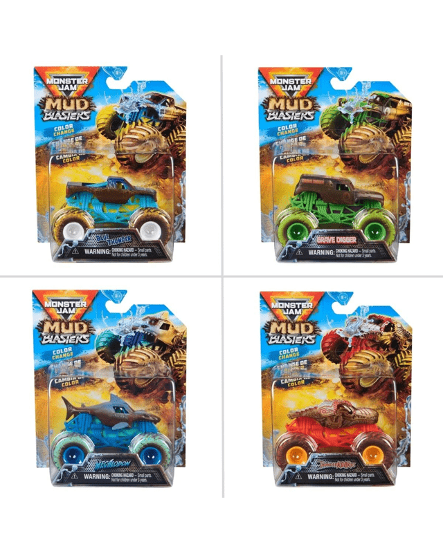 Monster Jam Mud Blasters Color Change Truck - Asso