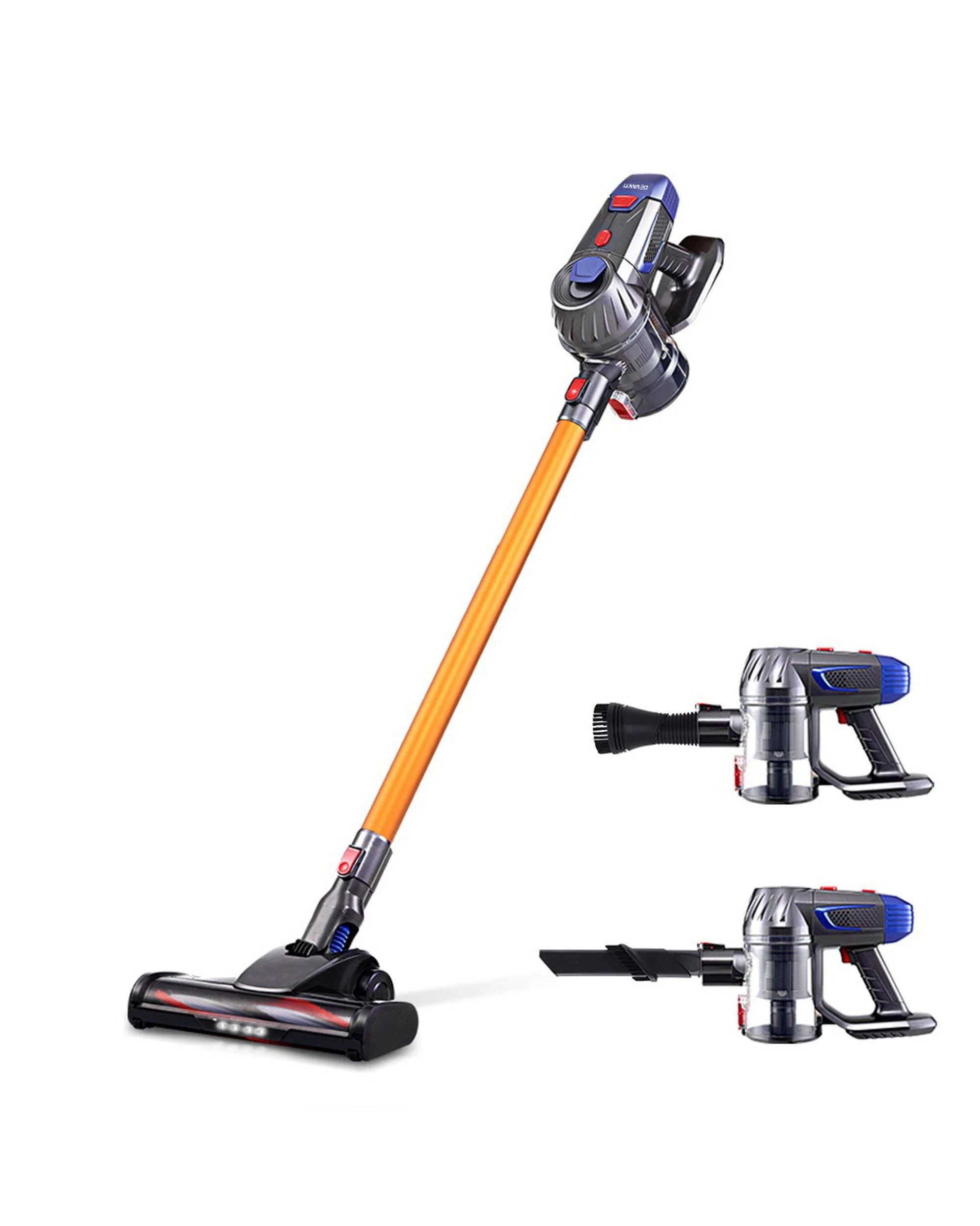 1 Devanti Stick Vacuum Cleaner Bagless Cordless 150w
 - Gold, 1 of 3