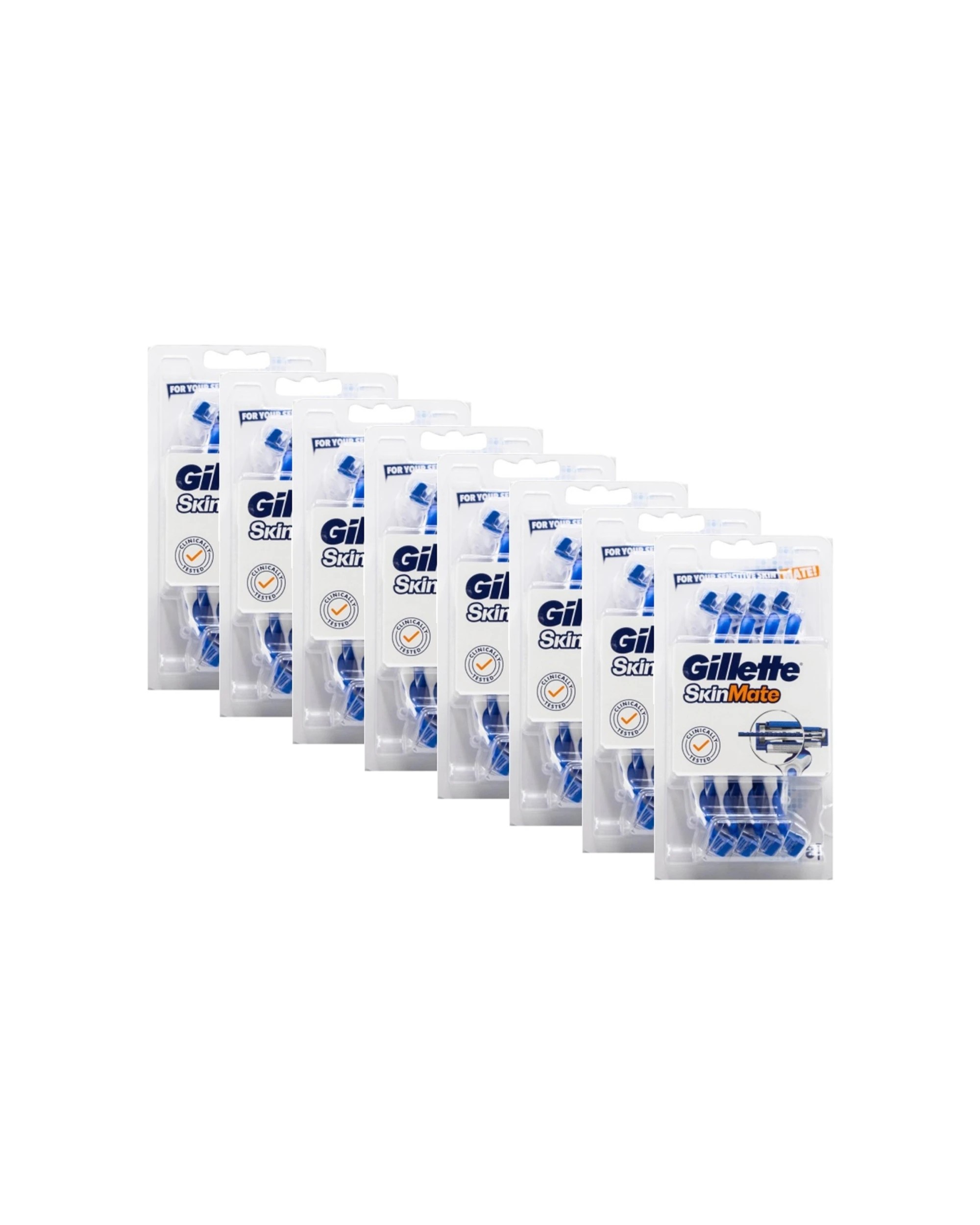 1 Gillette SkinMate Sensitive Skin Mens Disposable Razors Pack Of 64 - Multi, 1 of 3