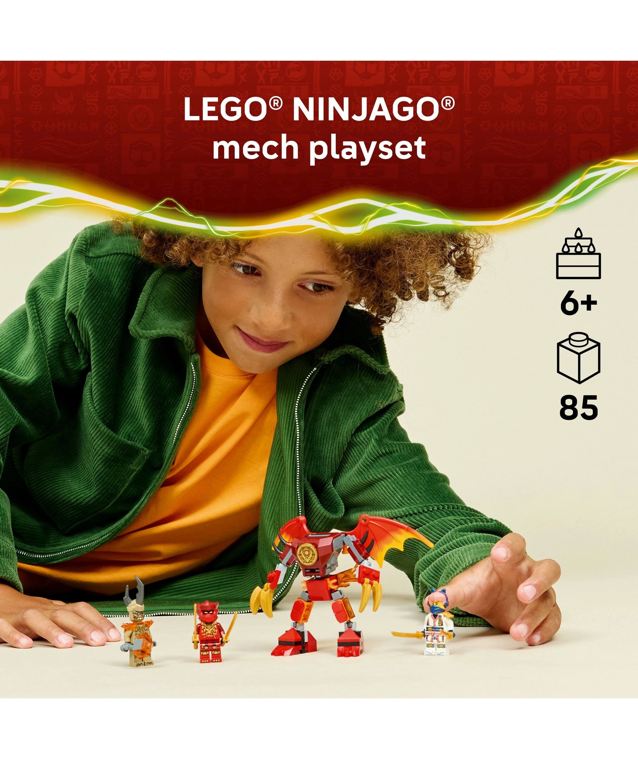 3 LEGO NINJAGO Kai's Dragon Mech Battle Pack 71851, 3 of 10