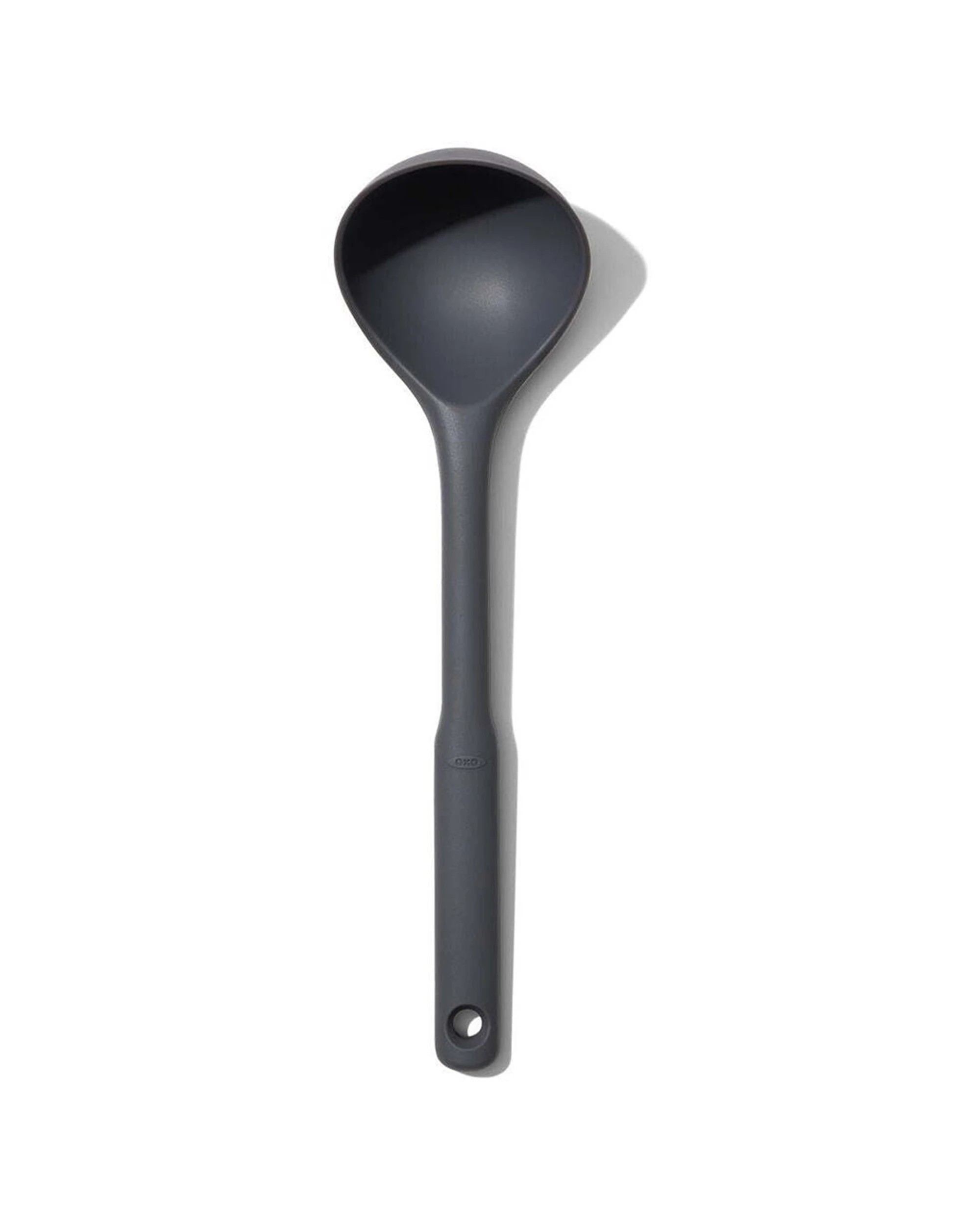 2 Oxo Good Grips Silicone Ladle Heat Resistant Non Slip Handle For Cooking - Black, 2 of 3