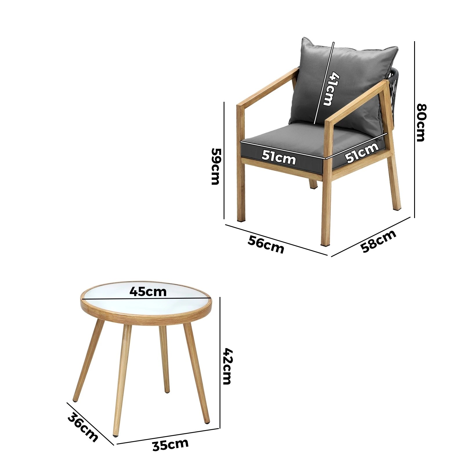 10 Livsip Outdoor Bistro Set Dining Chairs Table Patio Furniture Setting 3 Piece
 - Multi, 10 of 10