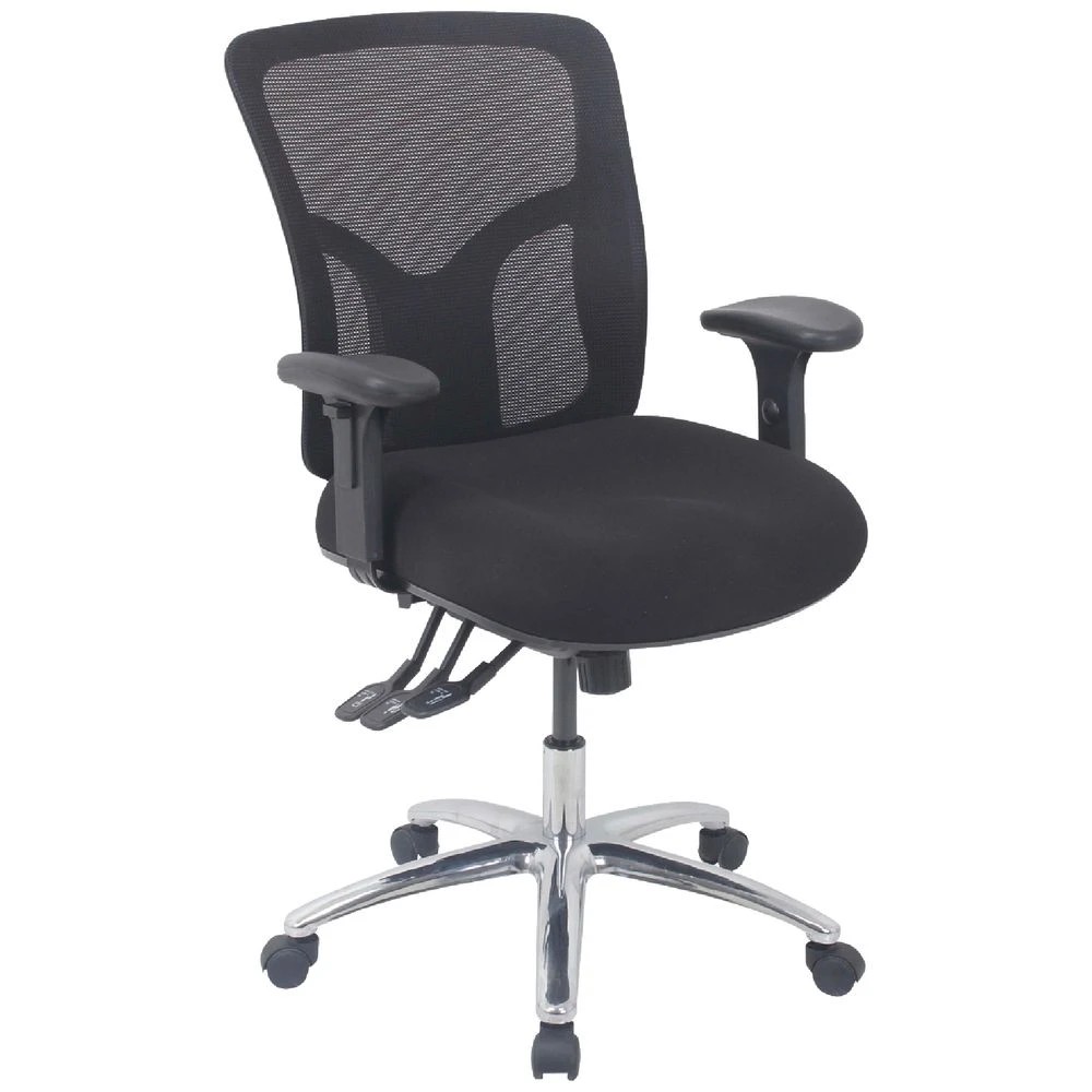 1 Professional Ergonomic Extra-Heavy-Duty Mesh Chair Black Ergonomic Chairs and Desk Chairs, 1 of 10