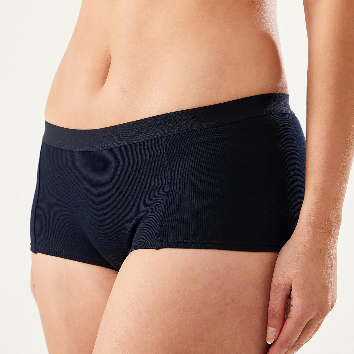 1 Rib Boyleg Briefs MIDNIGHT, 1 of 5