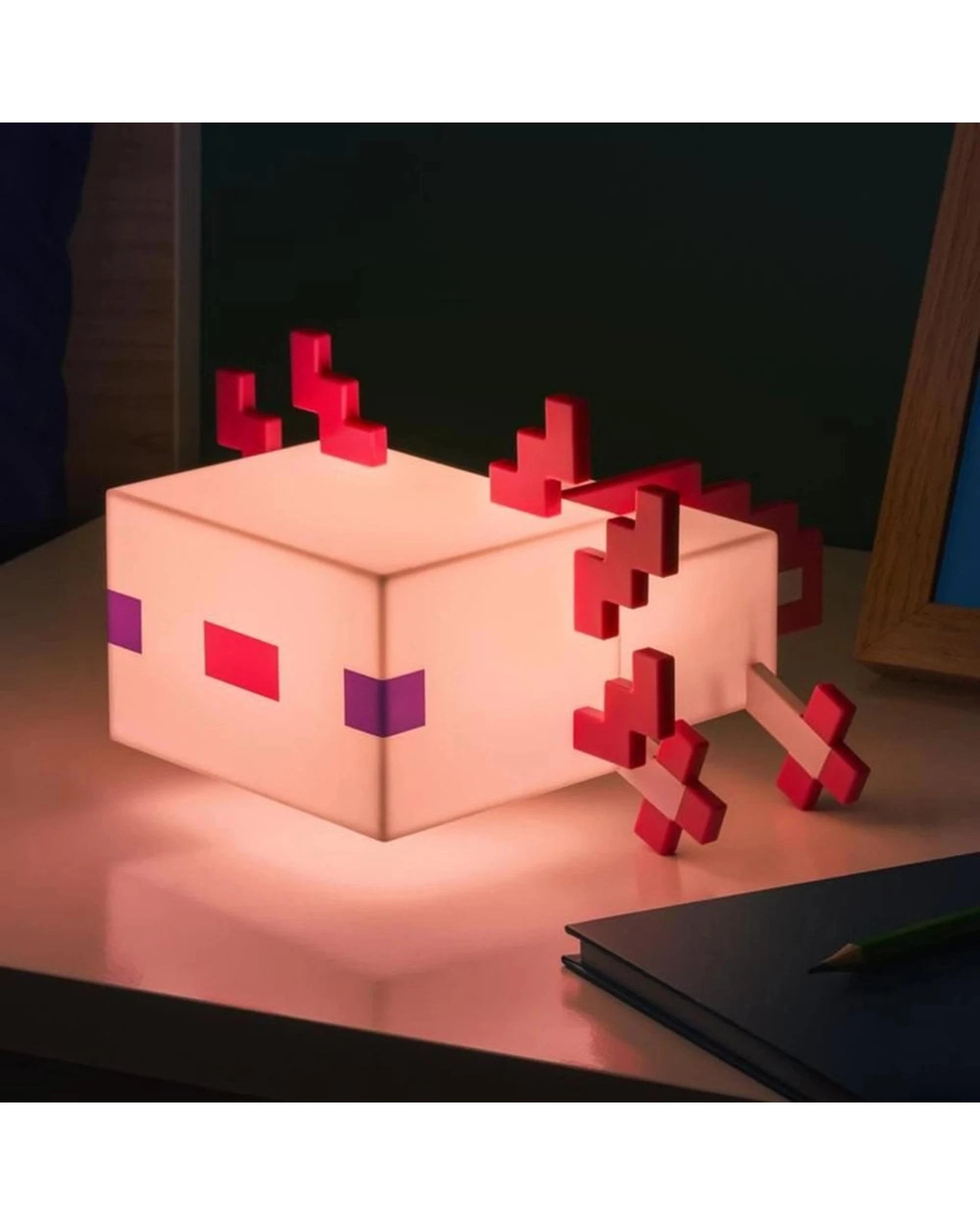 6 Paladone Minecraft Axolotl Light, 6 of 7